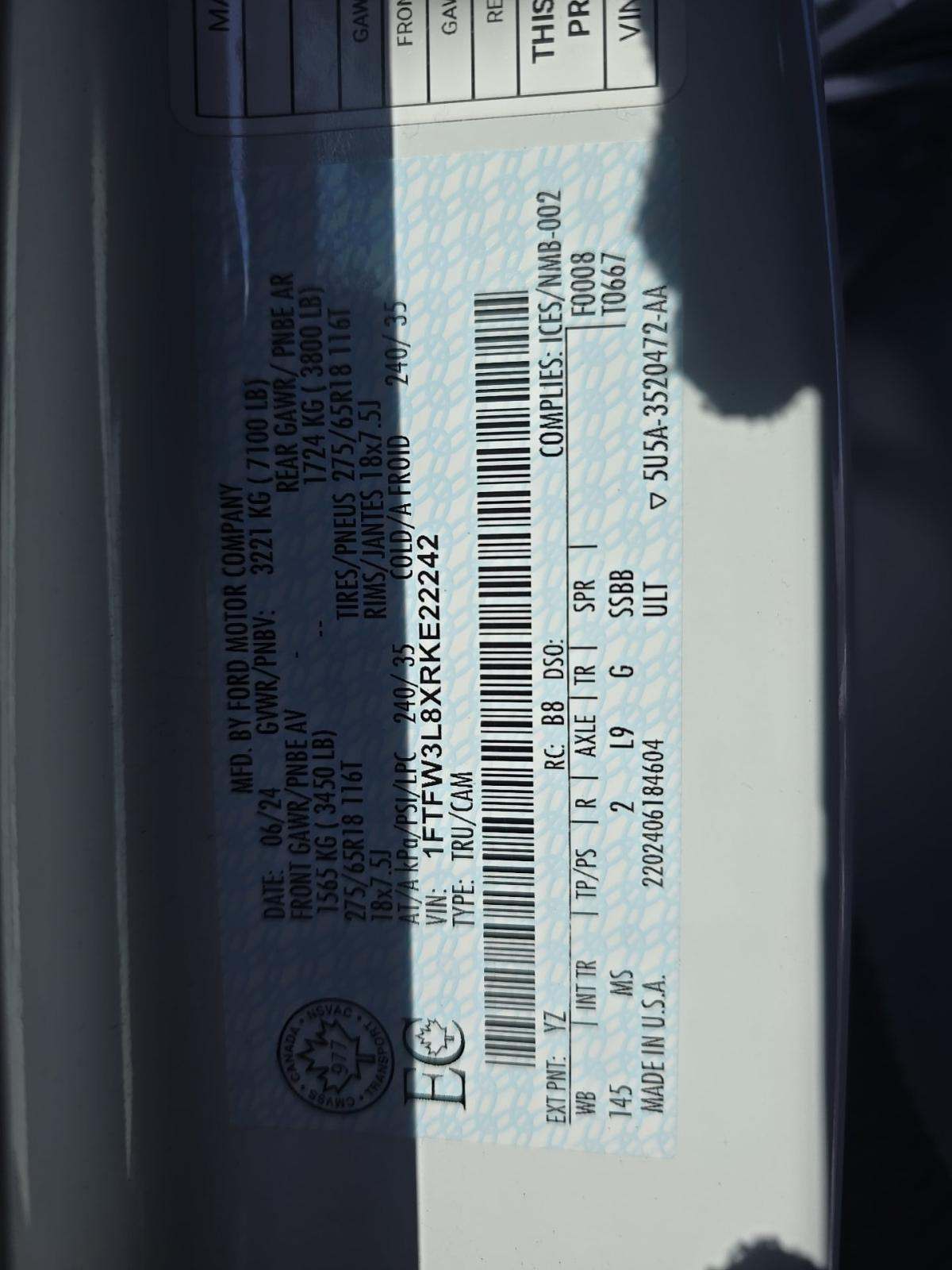 2024 Ford F-150 XLT AWD