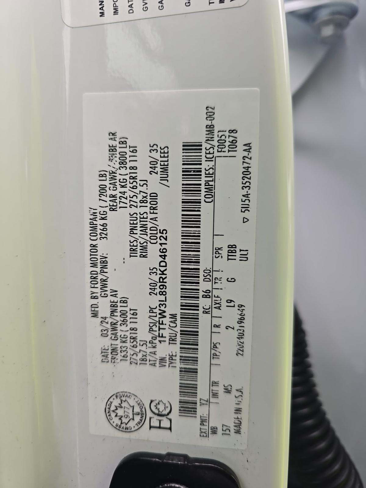 2024 Ford F-150 XLT AWD