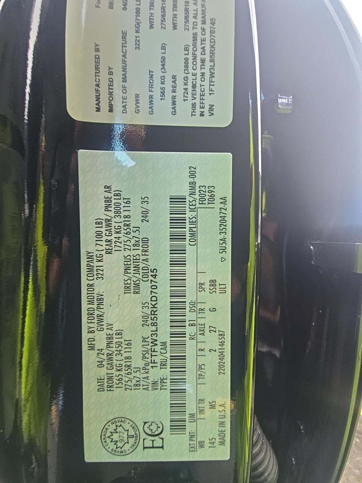 2024 Ford F-150 XLT AWD