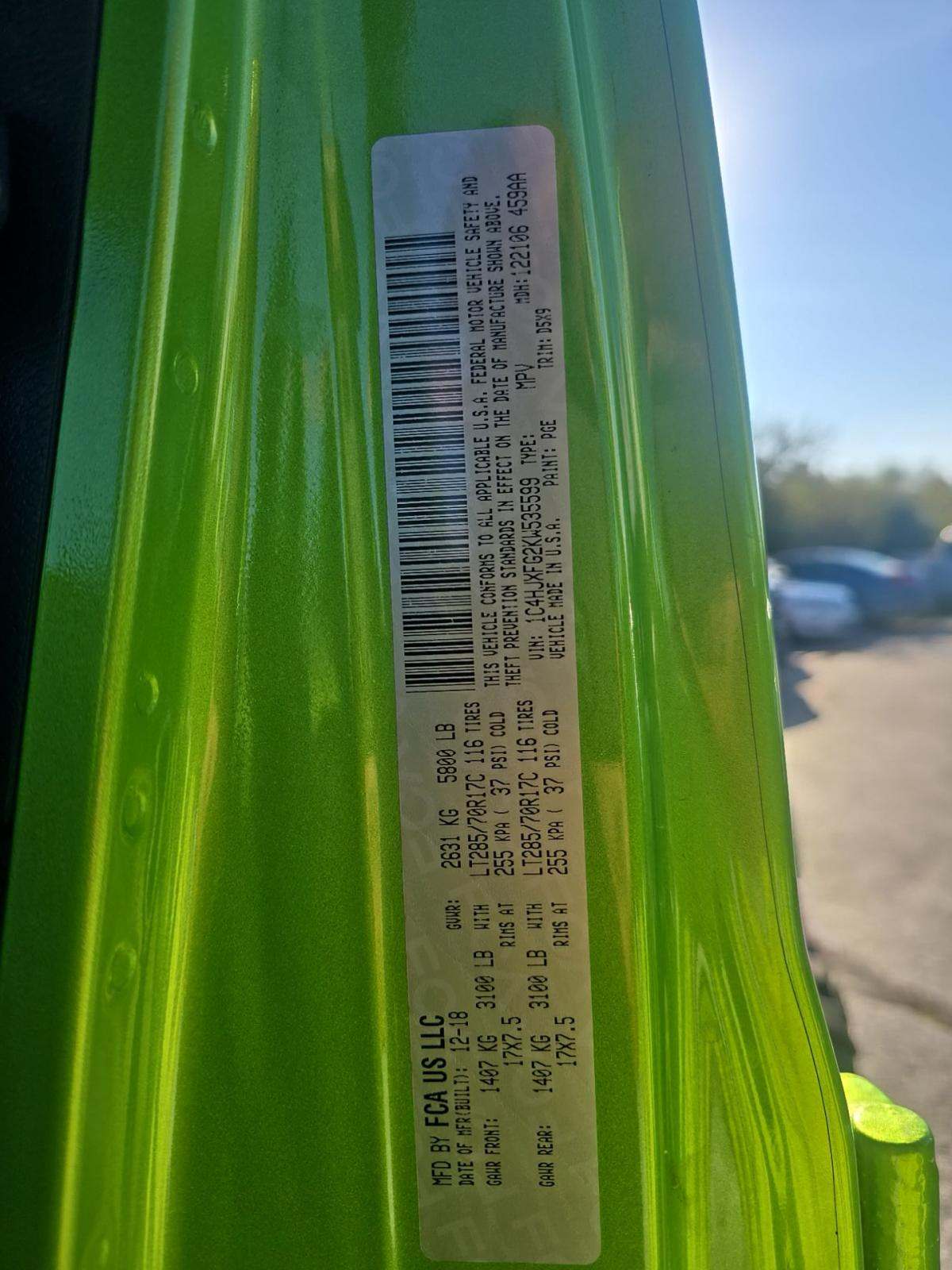 2019 Jeep Wrangler Unlimited Rubicon AWD