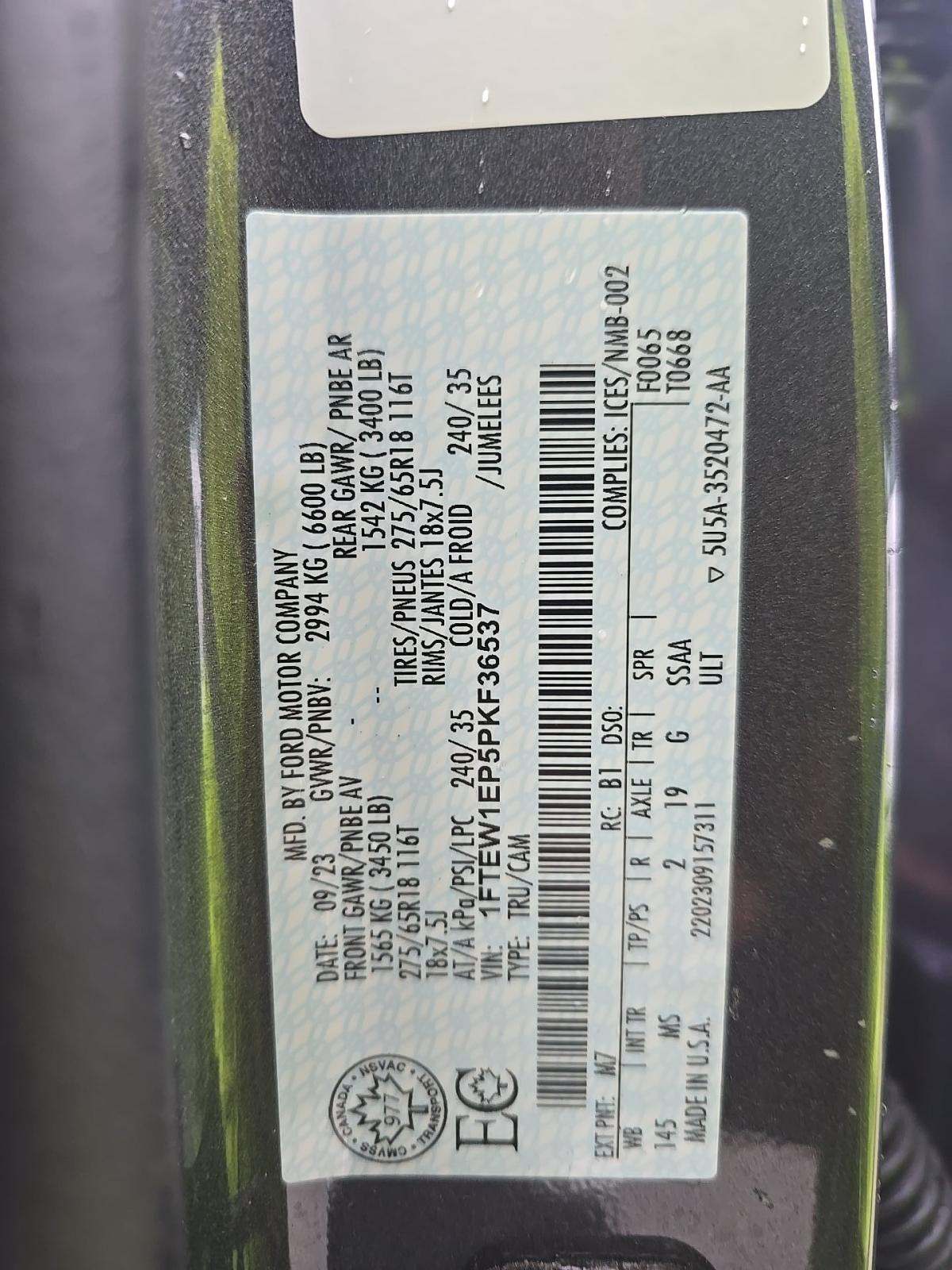 2023 Ford F-150 XLT AWD