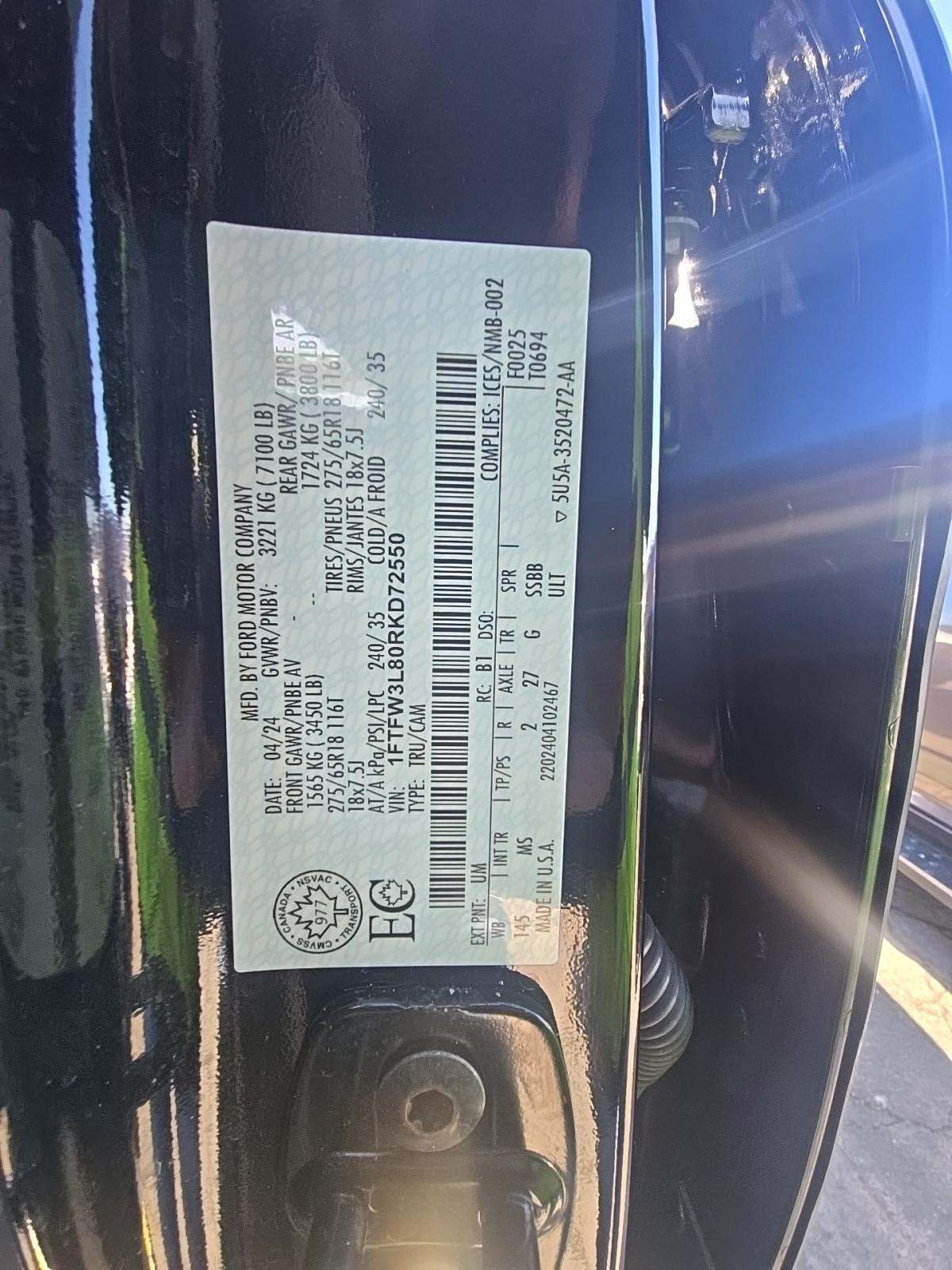 2024 Ford F-150 XLT AWD