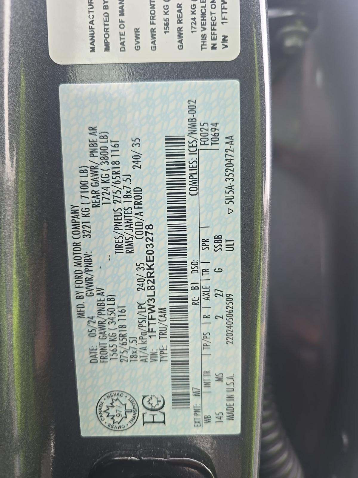 2024 Ford F-150 XLT AWD