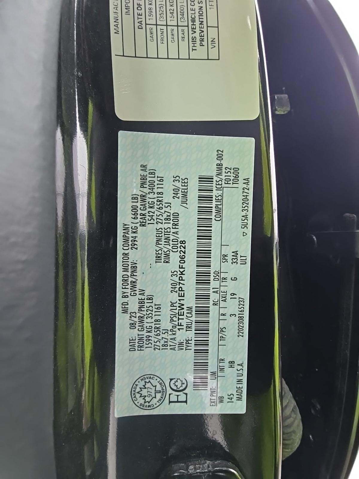 2023 Ford F-150 Lariat AWD