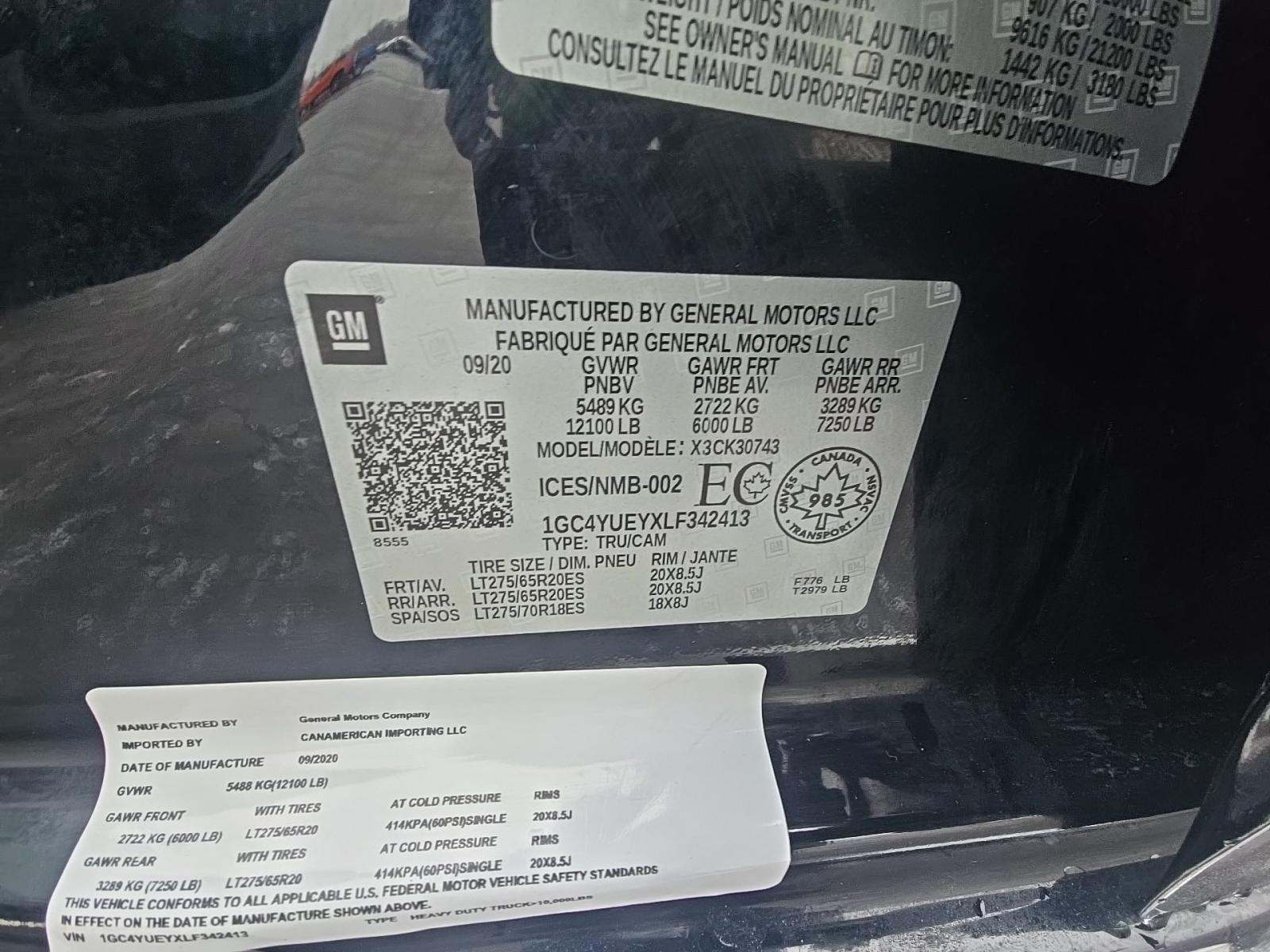 2020 Chevrolet Silverado 3500HD LTZ AWD