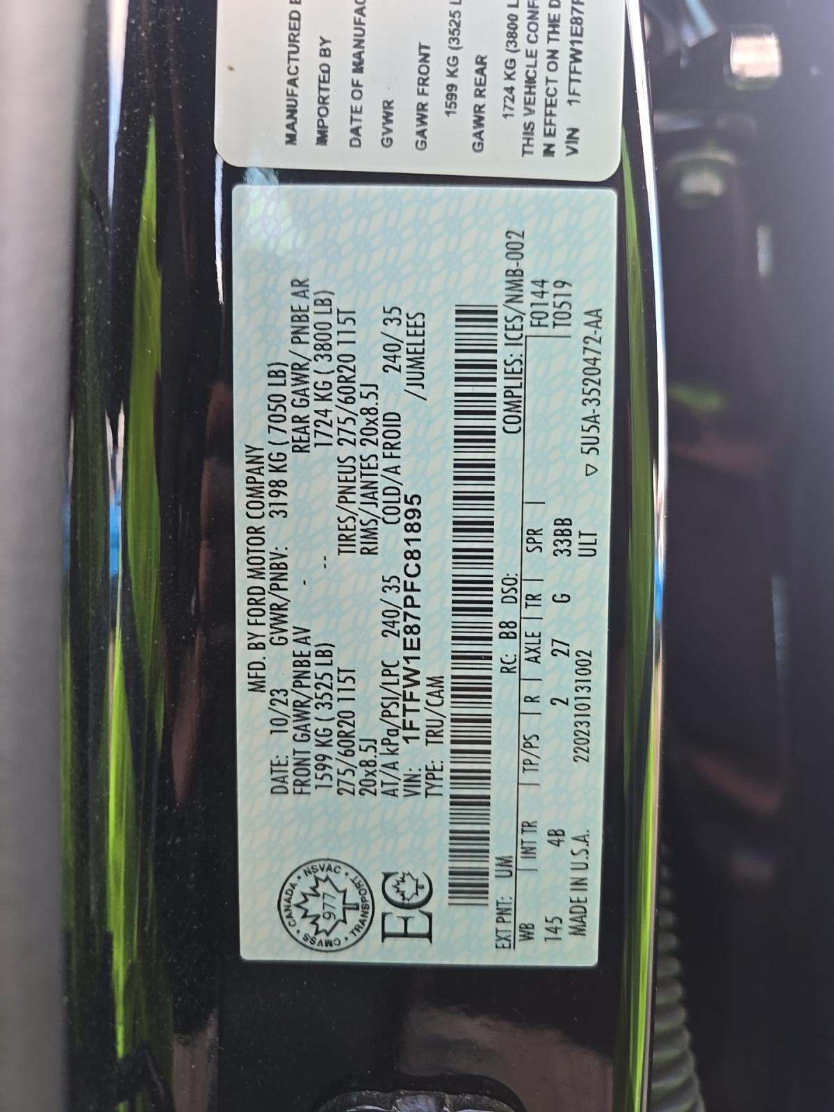 2023 Ford F-150 XLT AWD