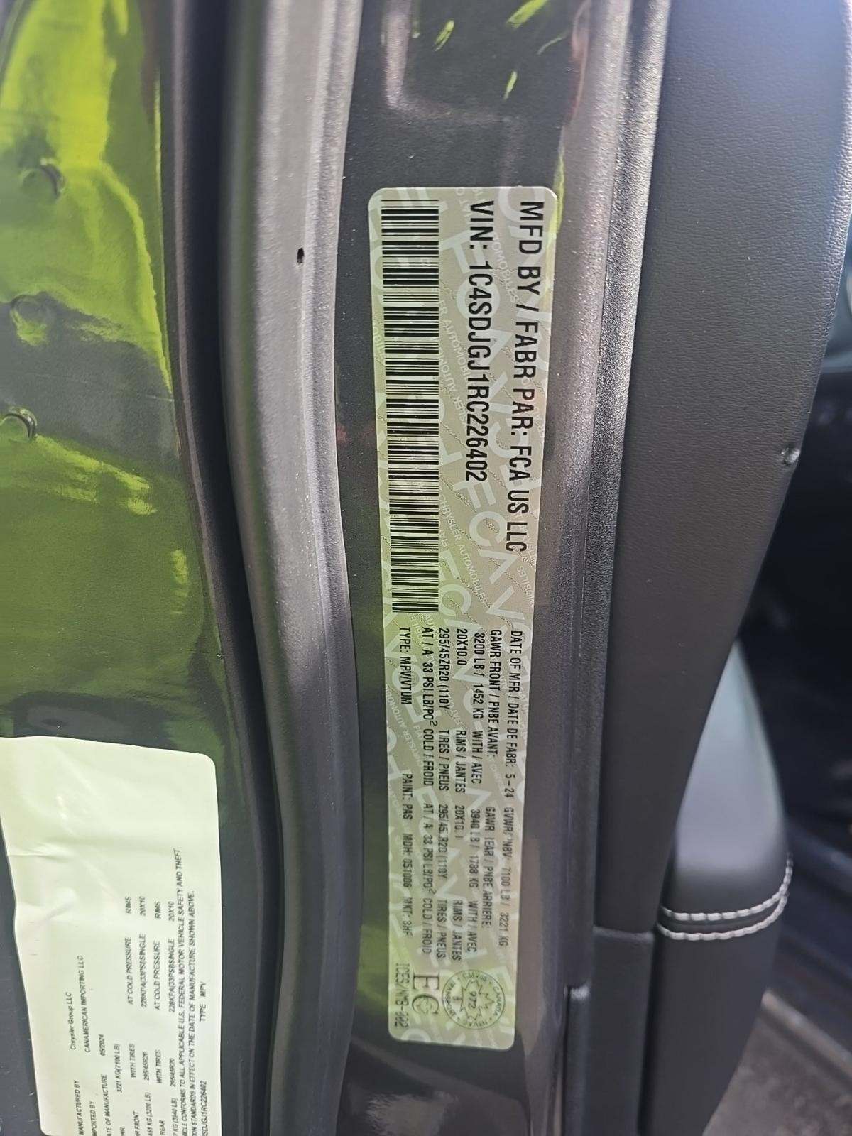 2024 Dodge Durango SRT 392 AlcHEMI AWD