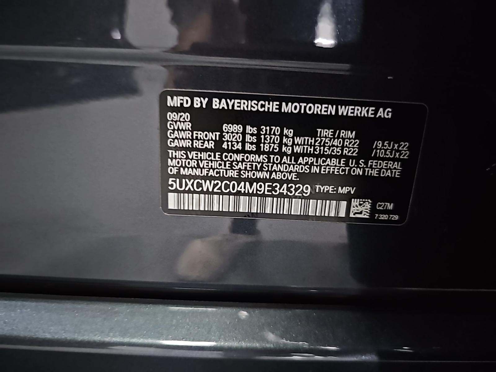 2021 BMW X7 xDrive40i AWD