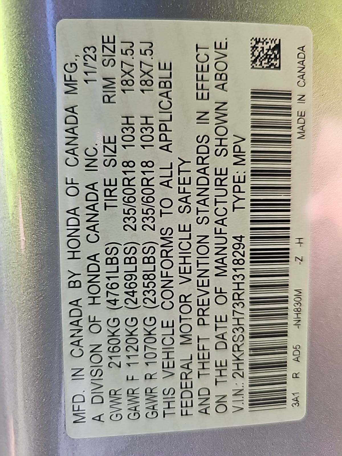 2024 Honda CR-V EX-L FWD