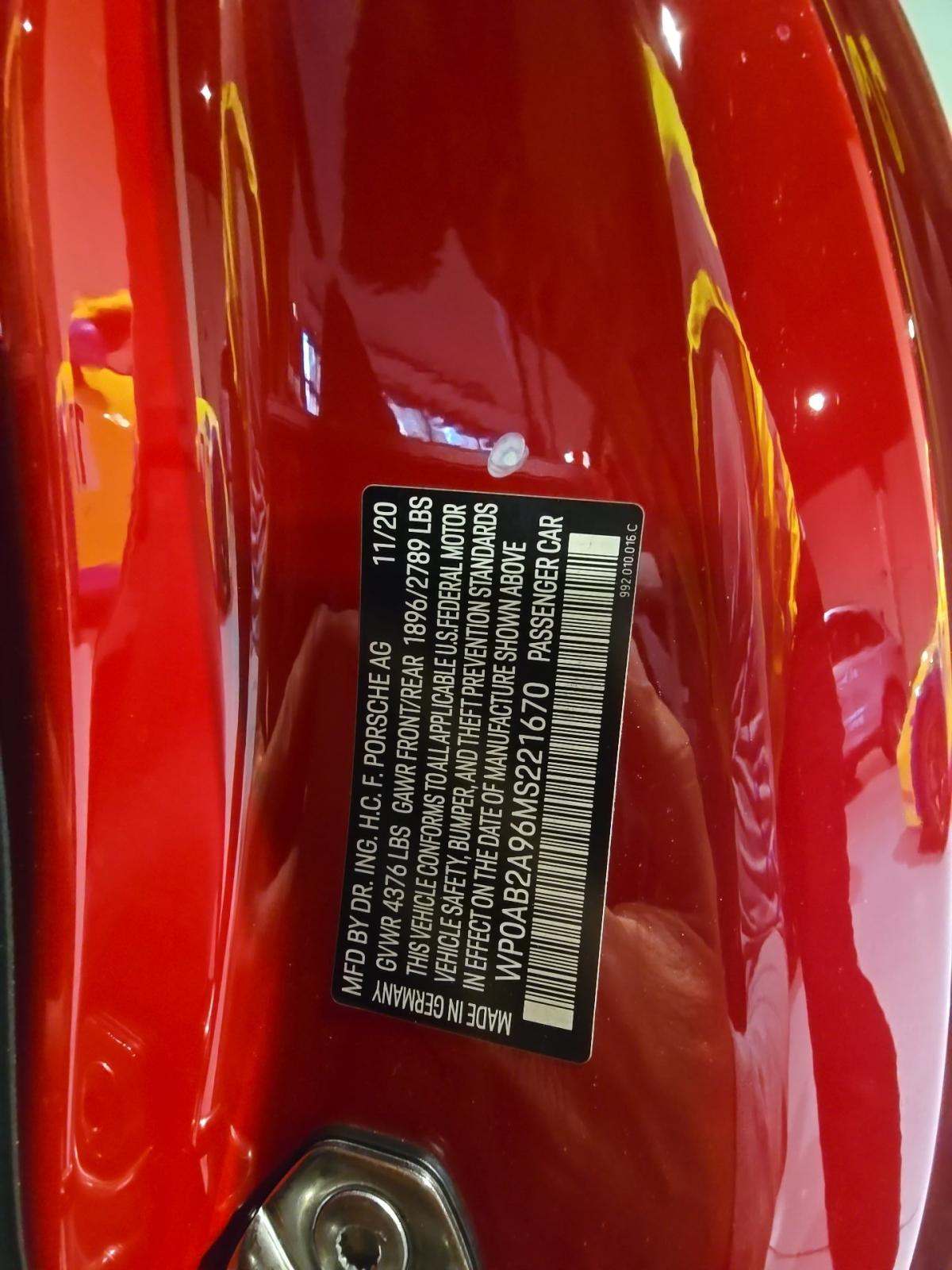 2021 Porsche 911 Carrera S RWD