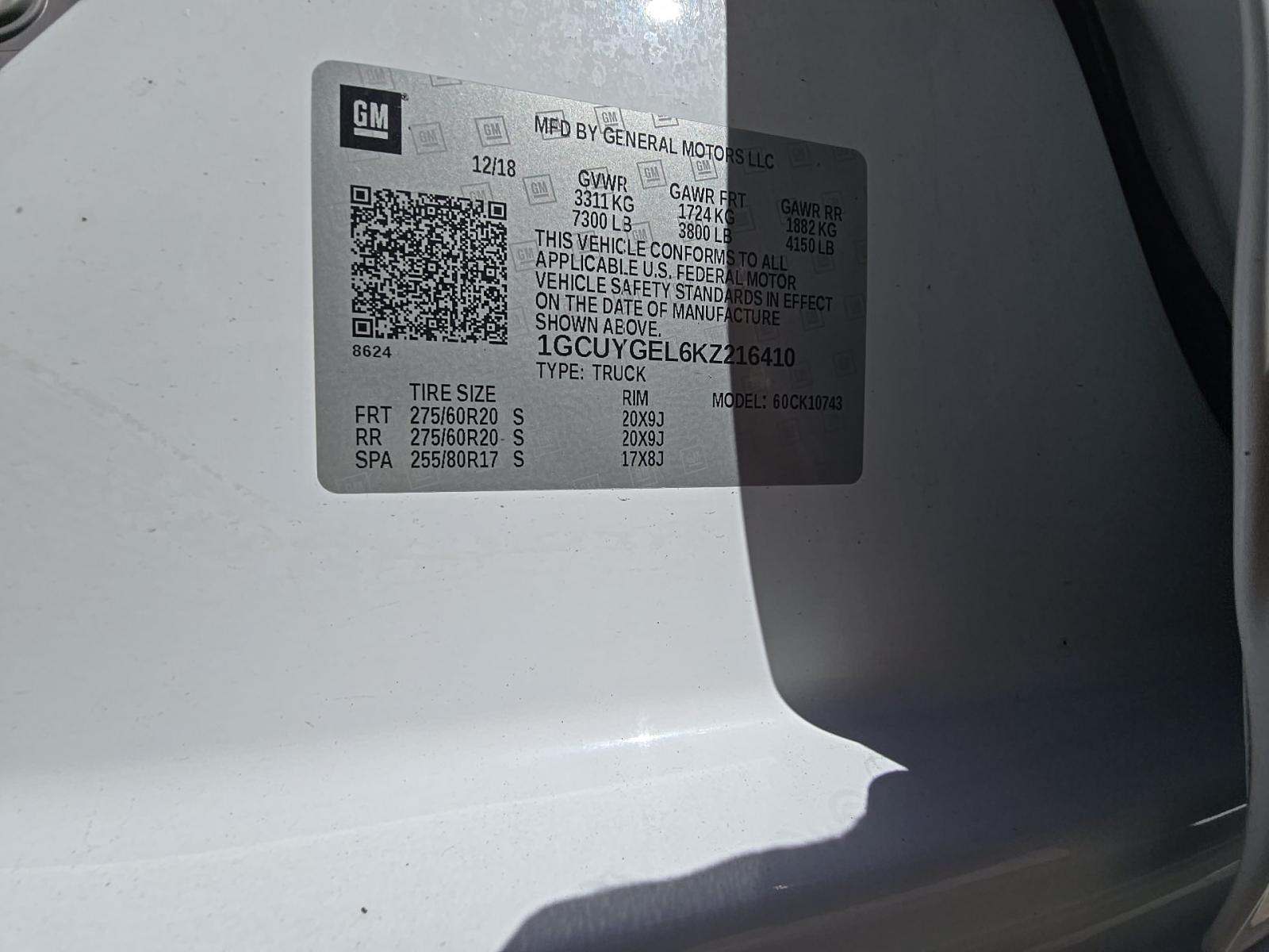 2019 Chevrolet Silverado 1500 LTZ AWD