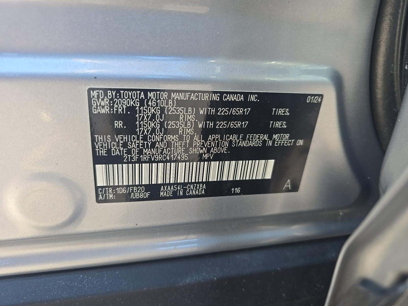 2024 Toyota RAV4 LE AWD