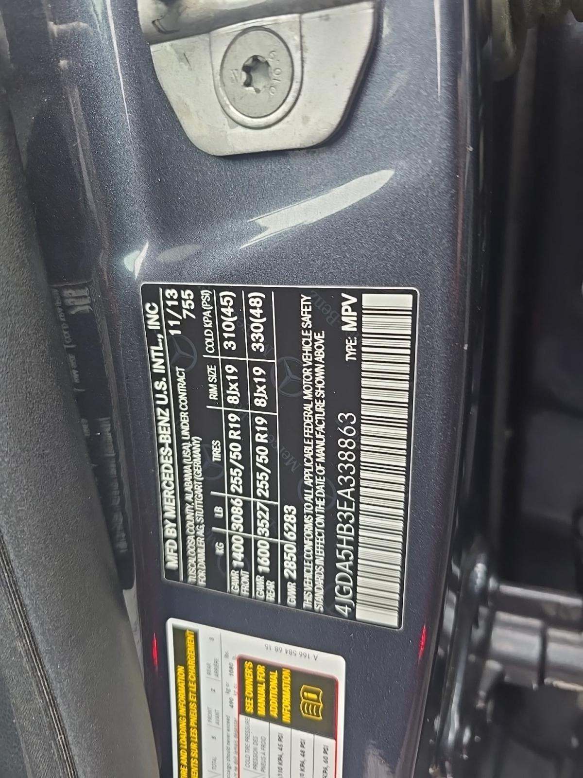 2014 Mercedes-Benz M-Class ML 350 AWD