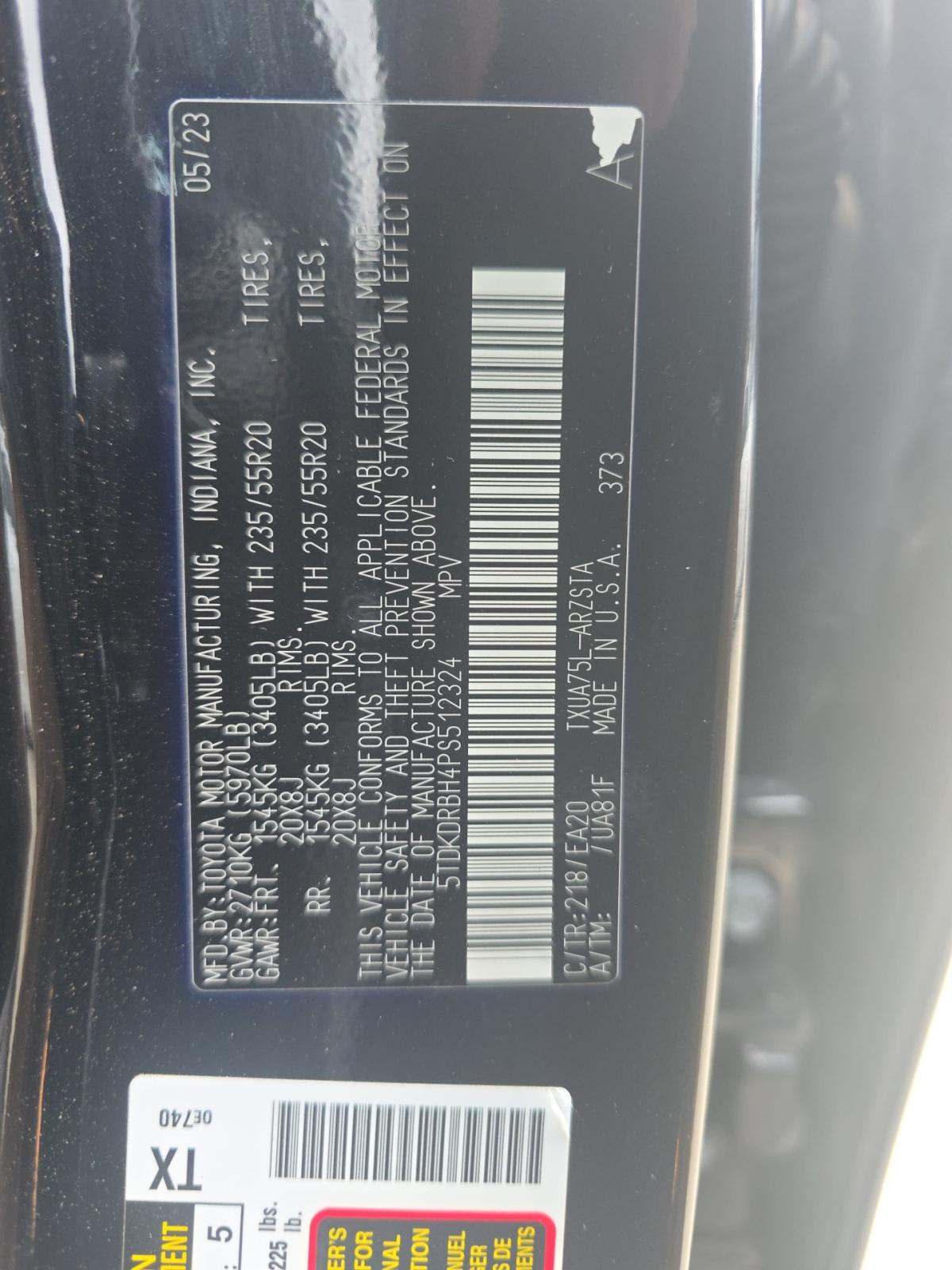 2023 Toyota Highlander XSE AWD