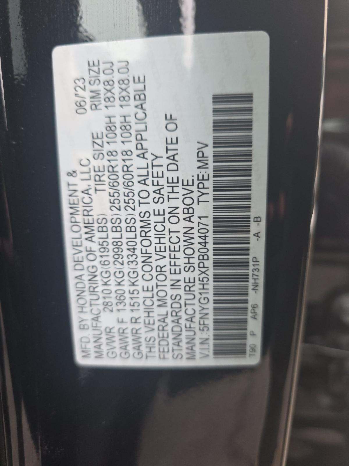 2023 Honda Pilot EX-L AWD