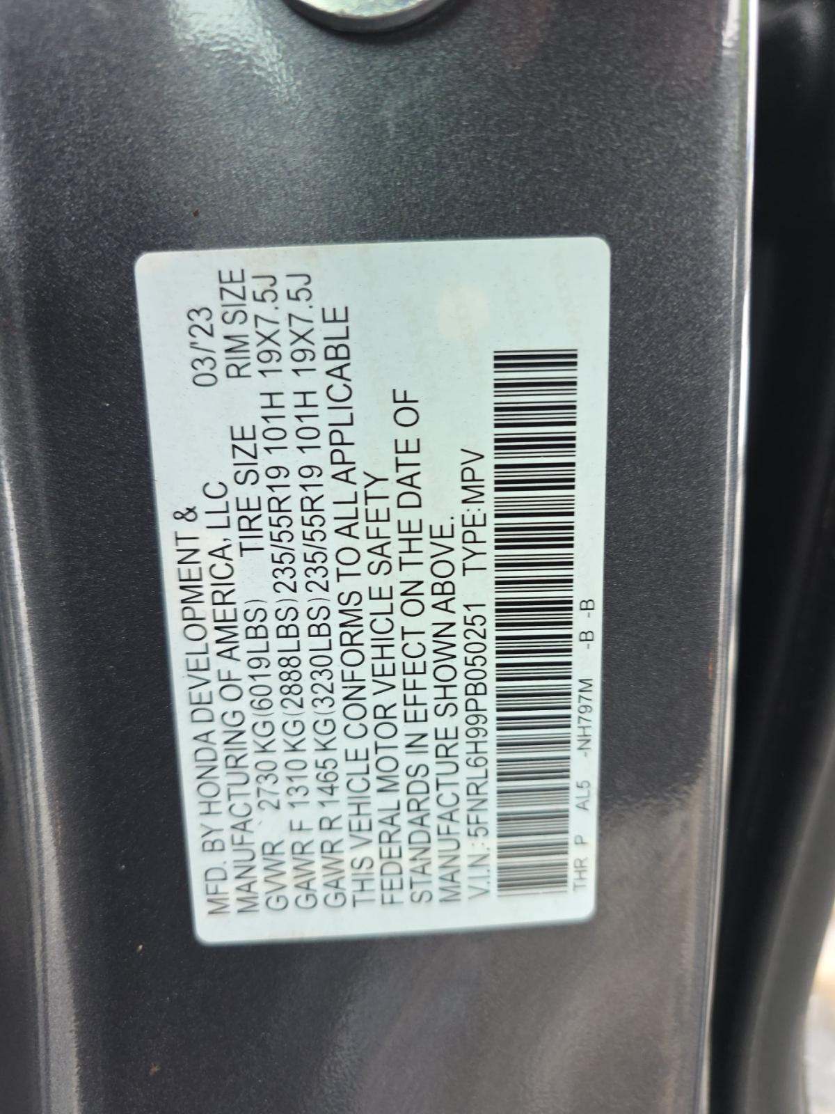 2023 Honda Odyssey Elite FWD