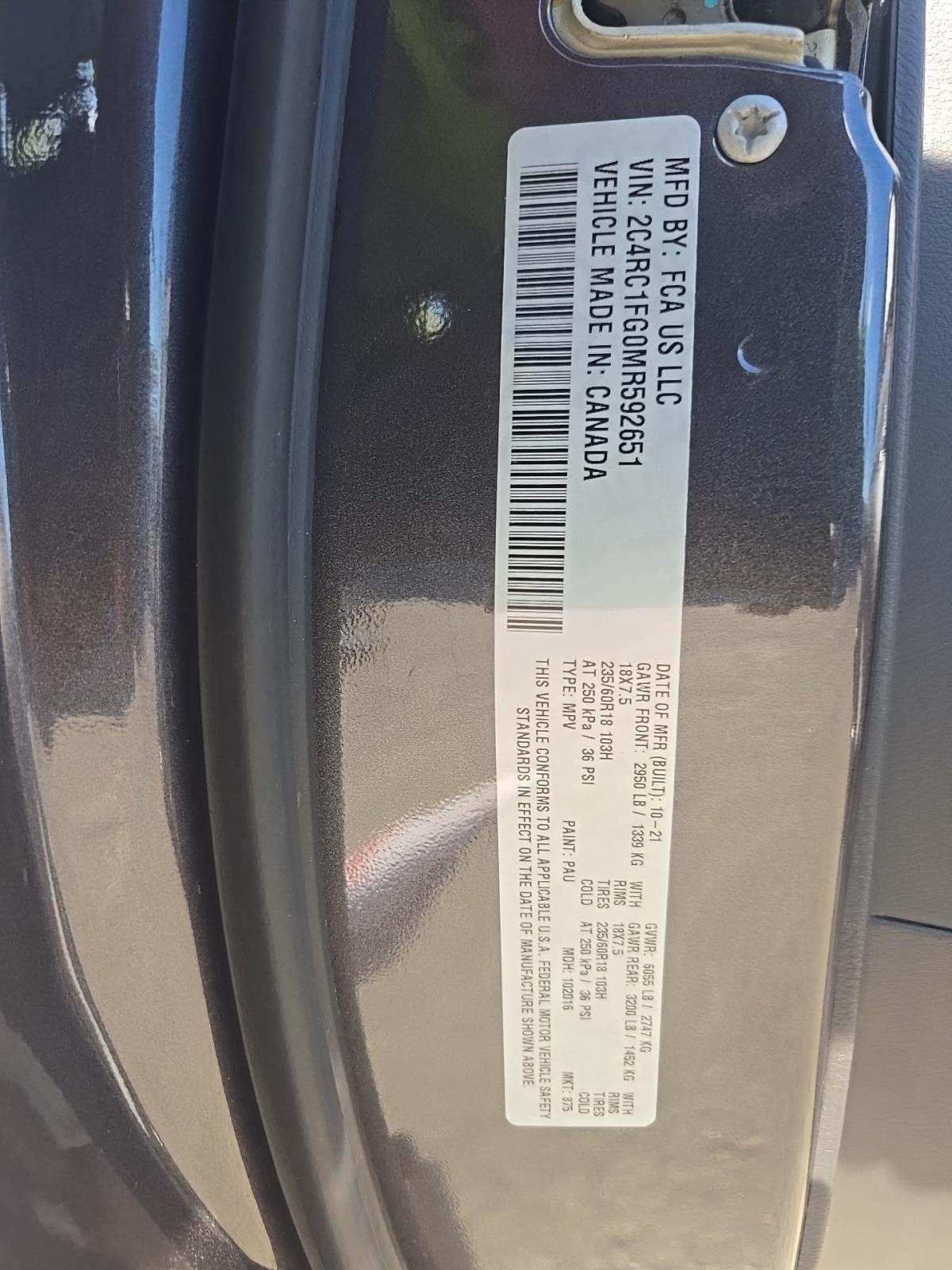 2021 Chrysler Pacifica Touring FWD