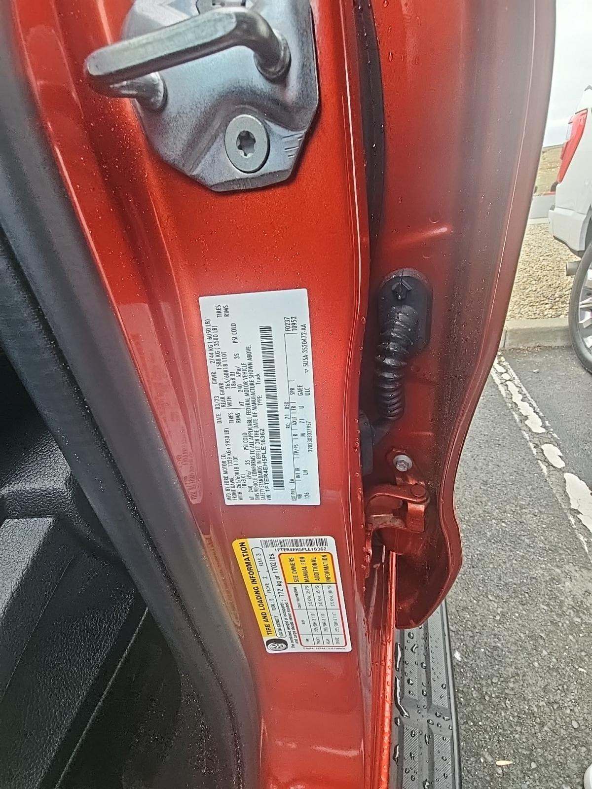 2023 Ford Ranger XLT RWD