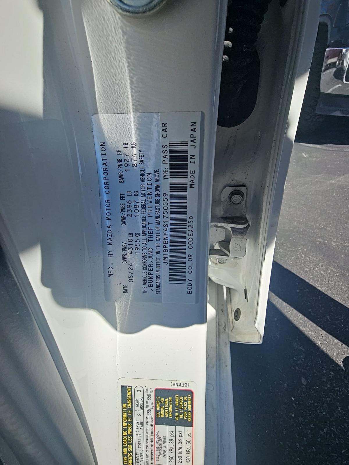 2025 MAZDA MAZDA3 2.5 Turbo Premium Plus Package AWD