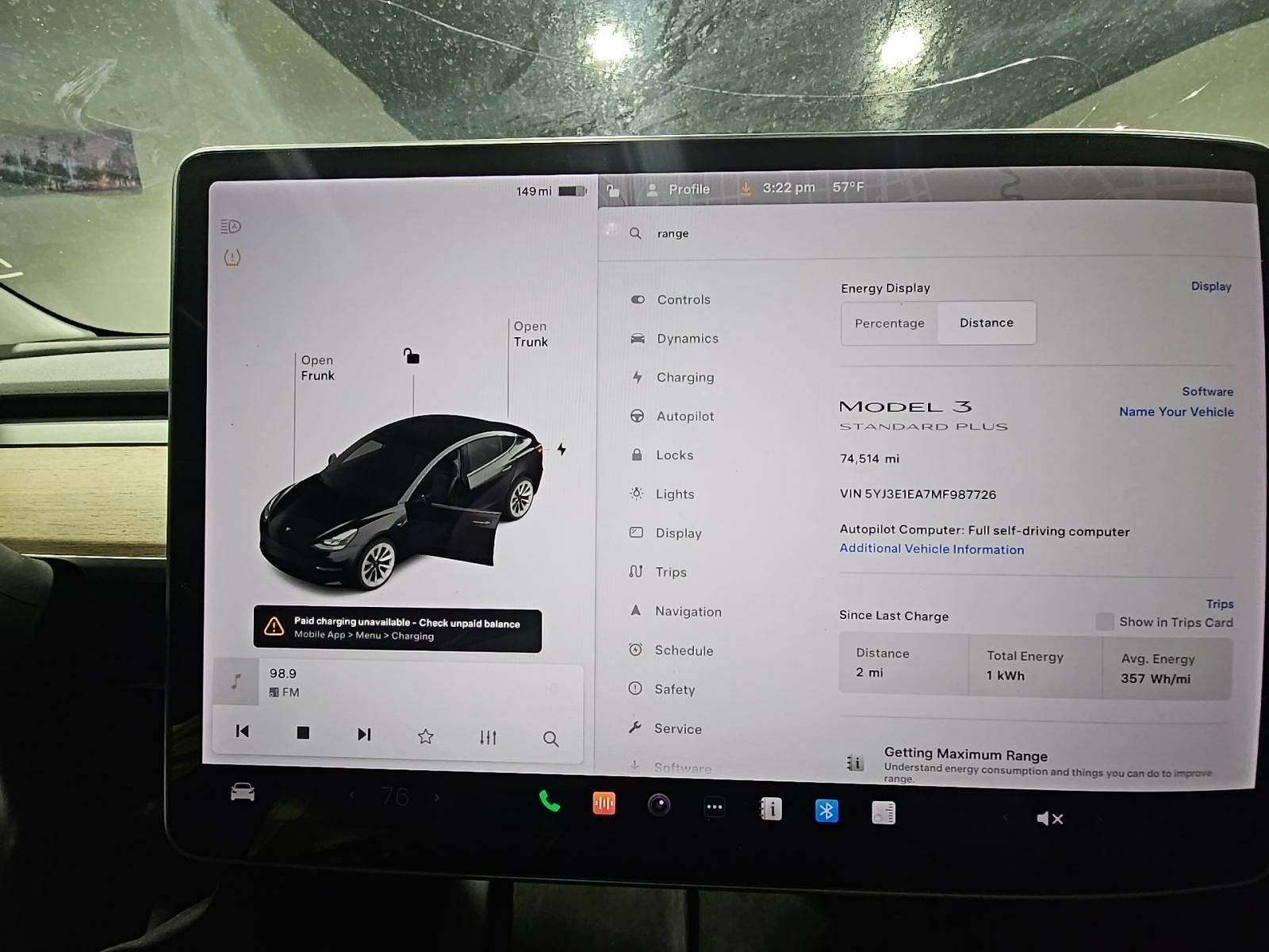 2021 Tesla Model 3 Standard Range Plus RWD