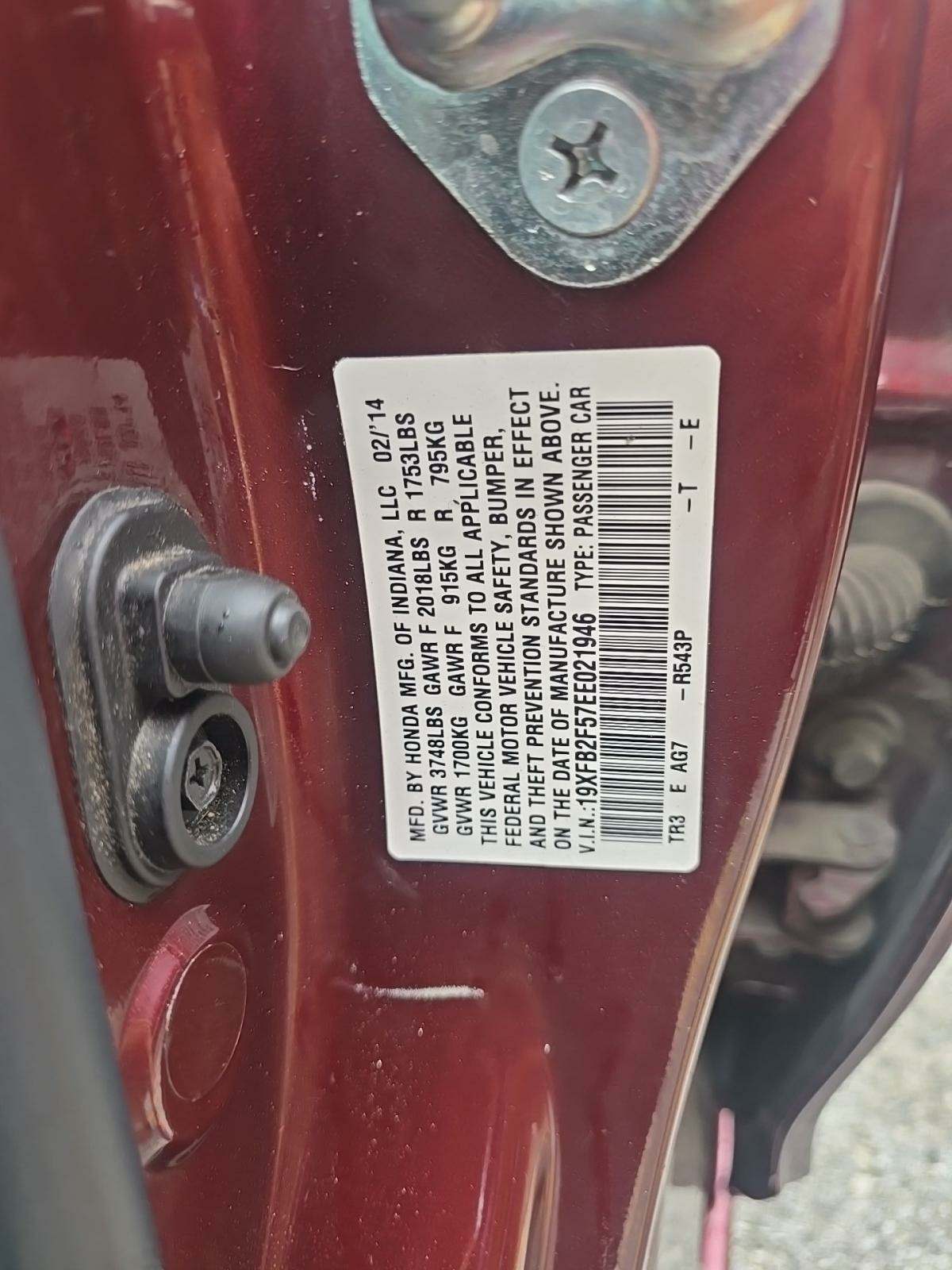 2014 Honda Civic LX FWD