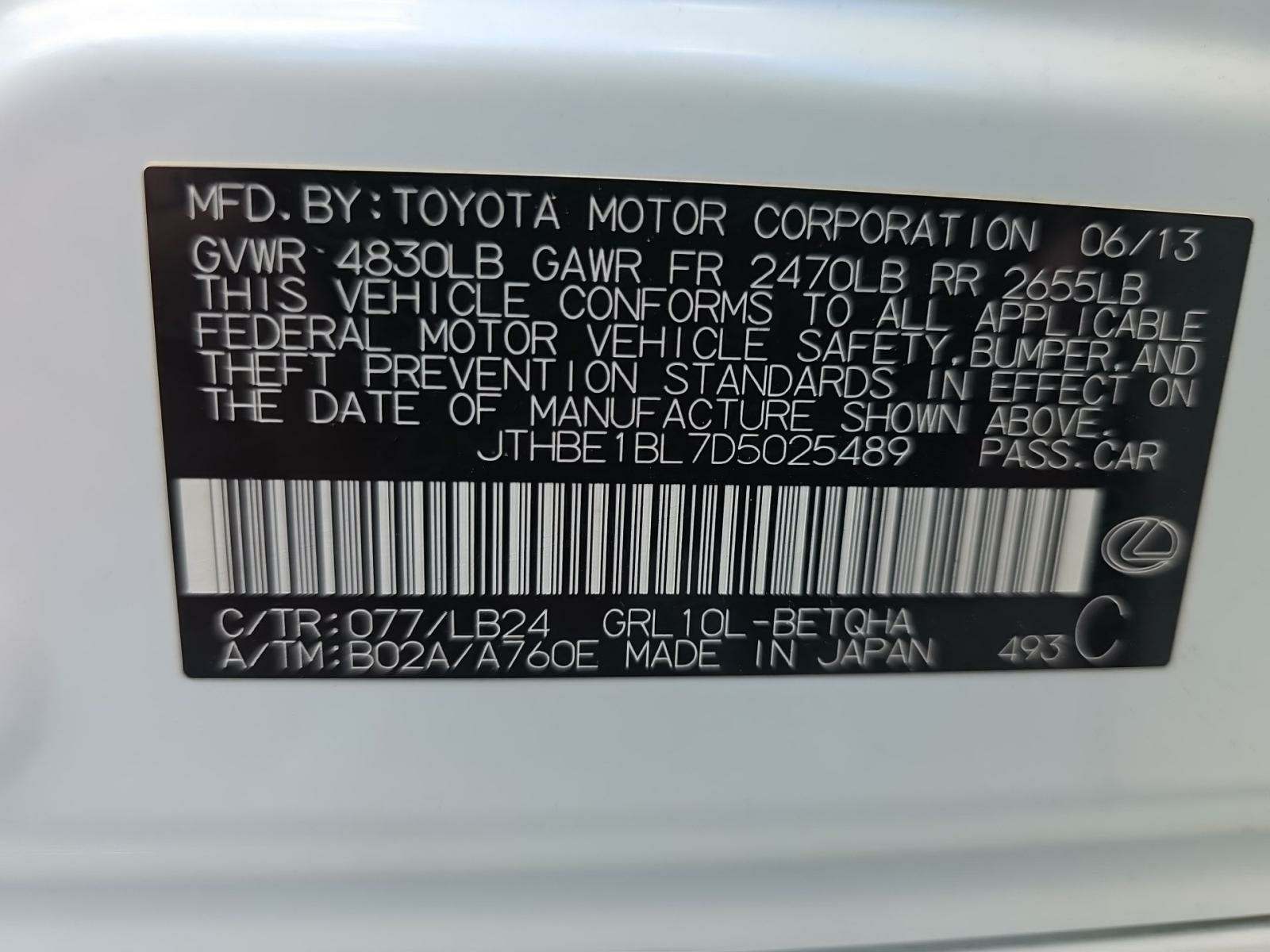 2013 Lexus GS GS 350 RWD