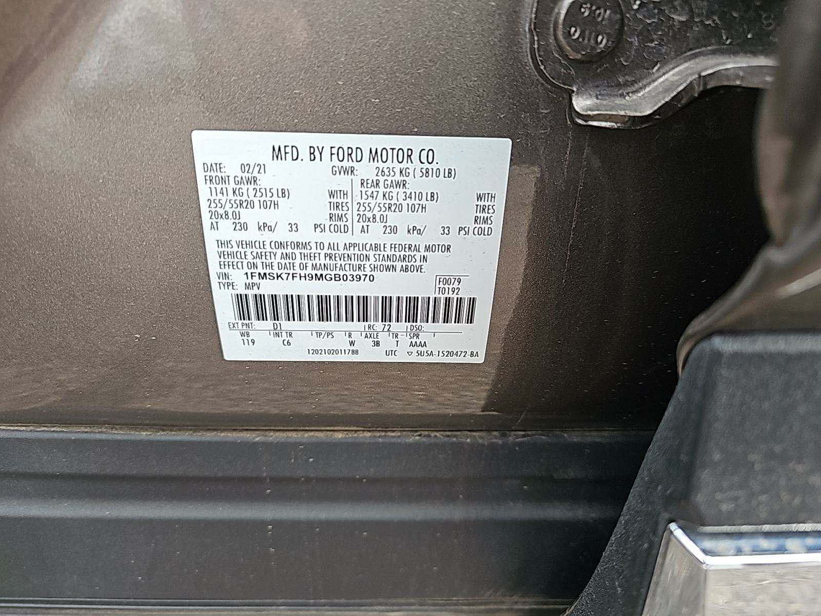 2021 Ford Explorer Limited RWD