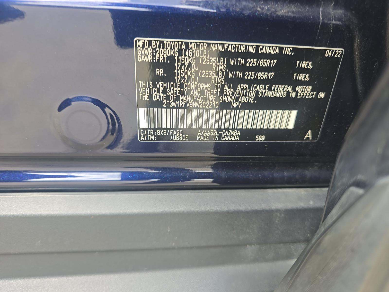2022 Toyota RAV4 XLE FWD