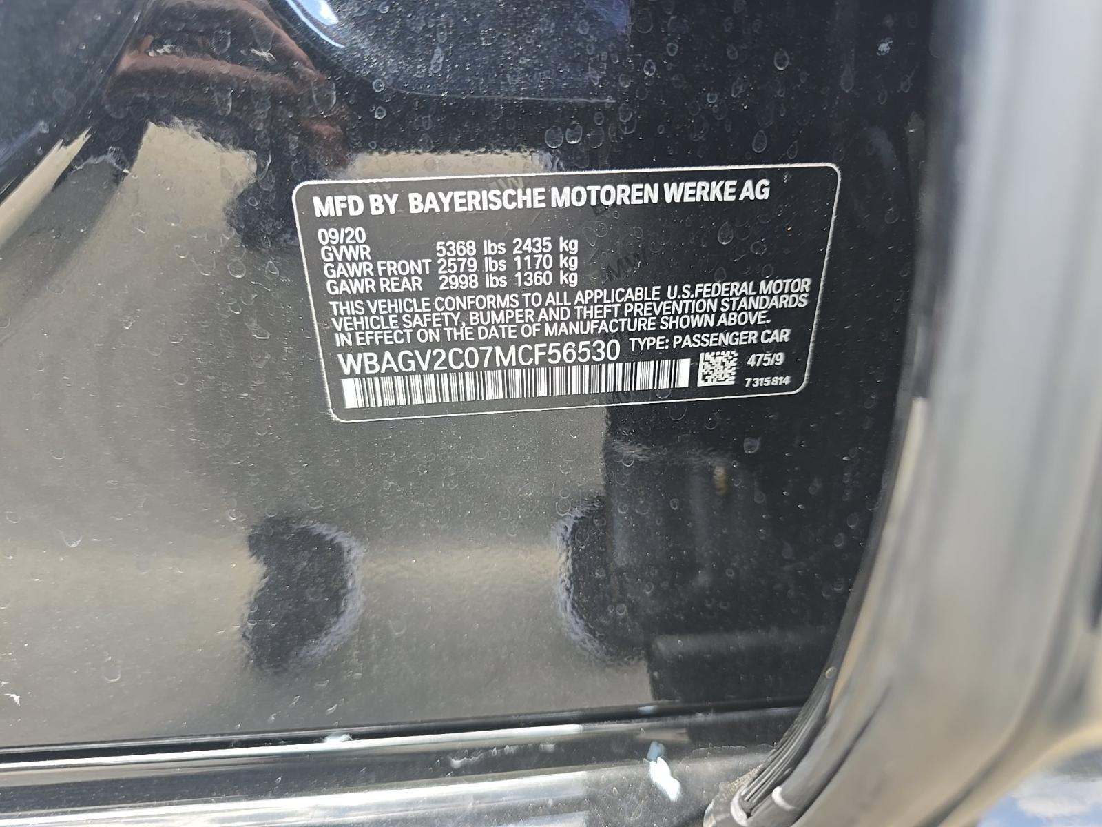 2021 BMW 8 Series 840i RWD