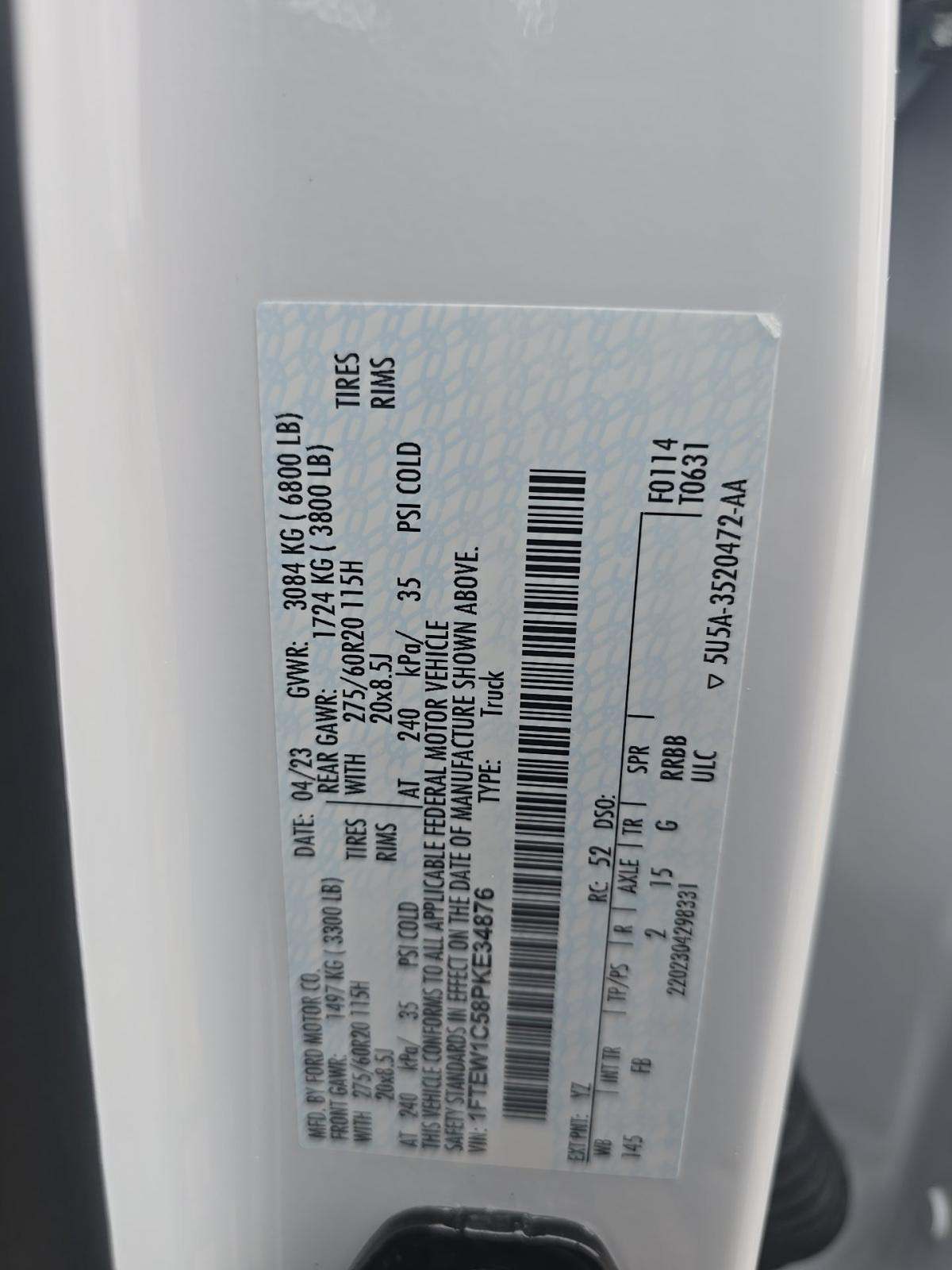 2023 Ford F-150 XLT RWD