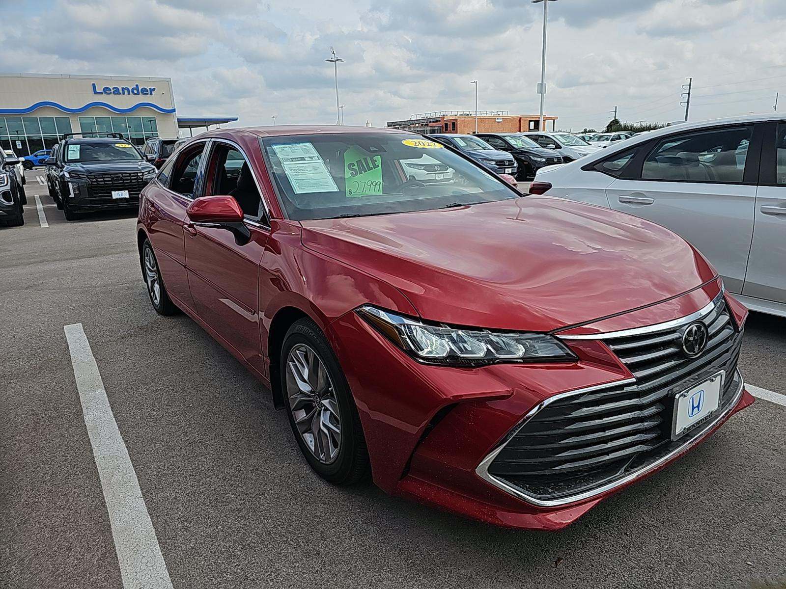 2022 Toyota Avalon XLE FWD