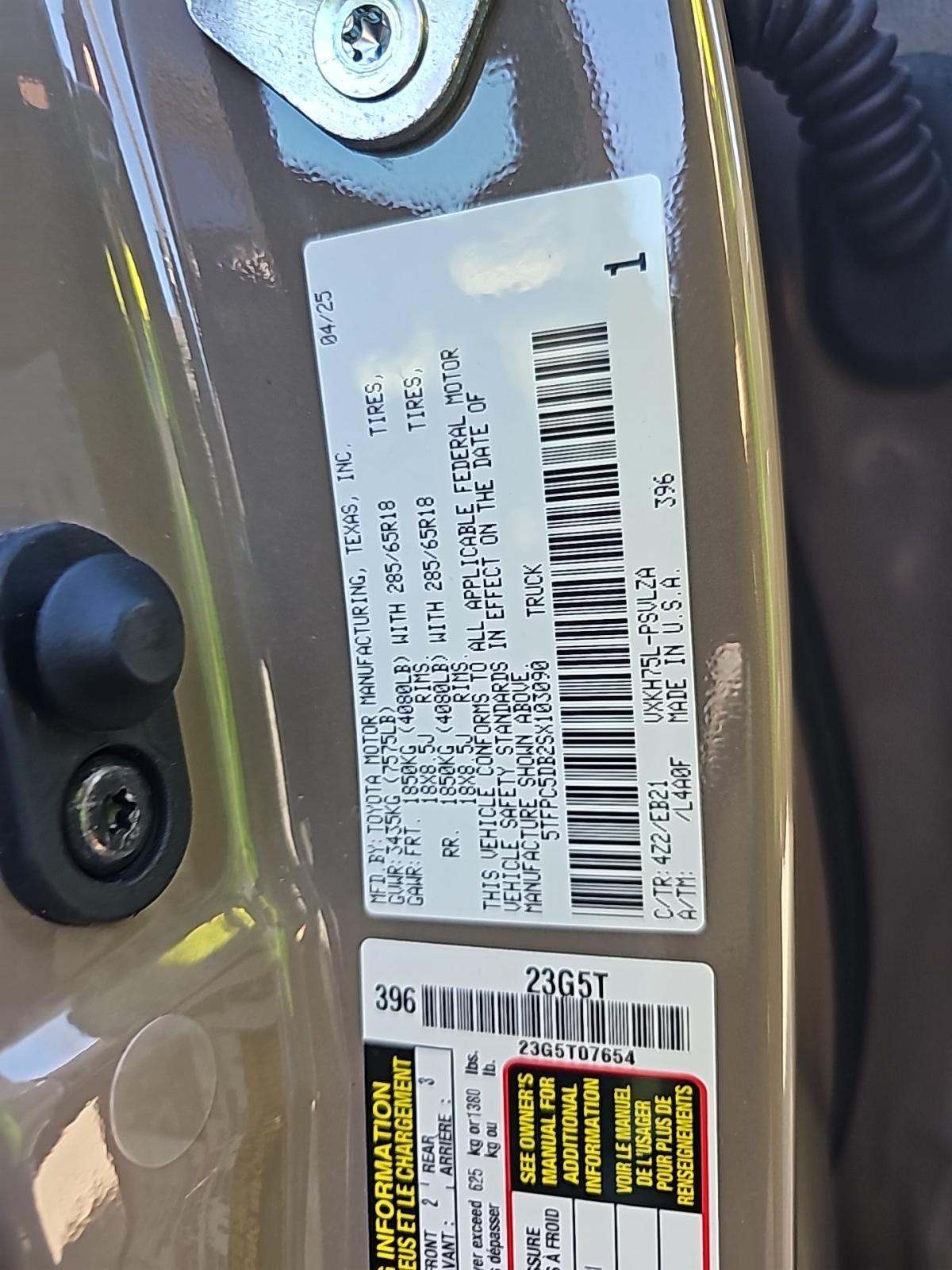 2025 Toyota Tundra Hybrid TRD Pro AWD