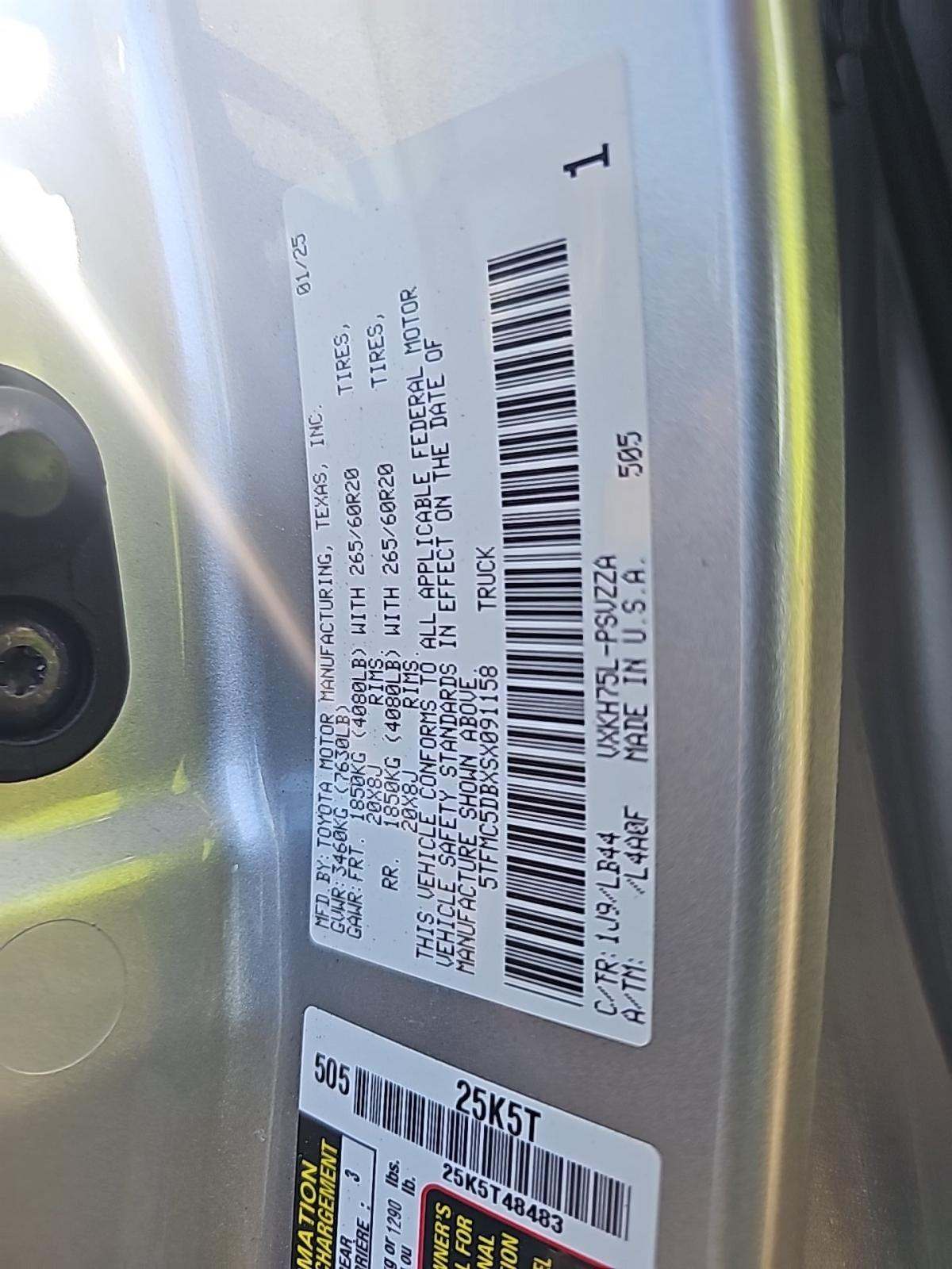 2025 Toyota Tundra Hybrid 1794 Edition AWD