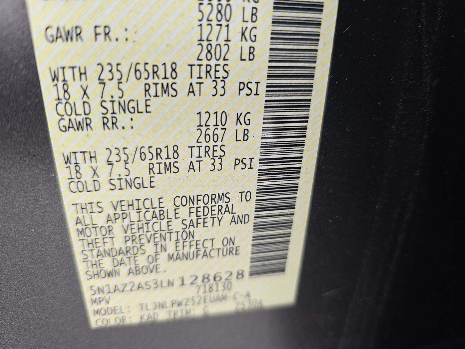 2020 Nissan Murano S AWD