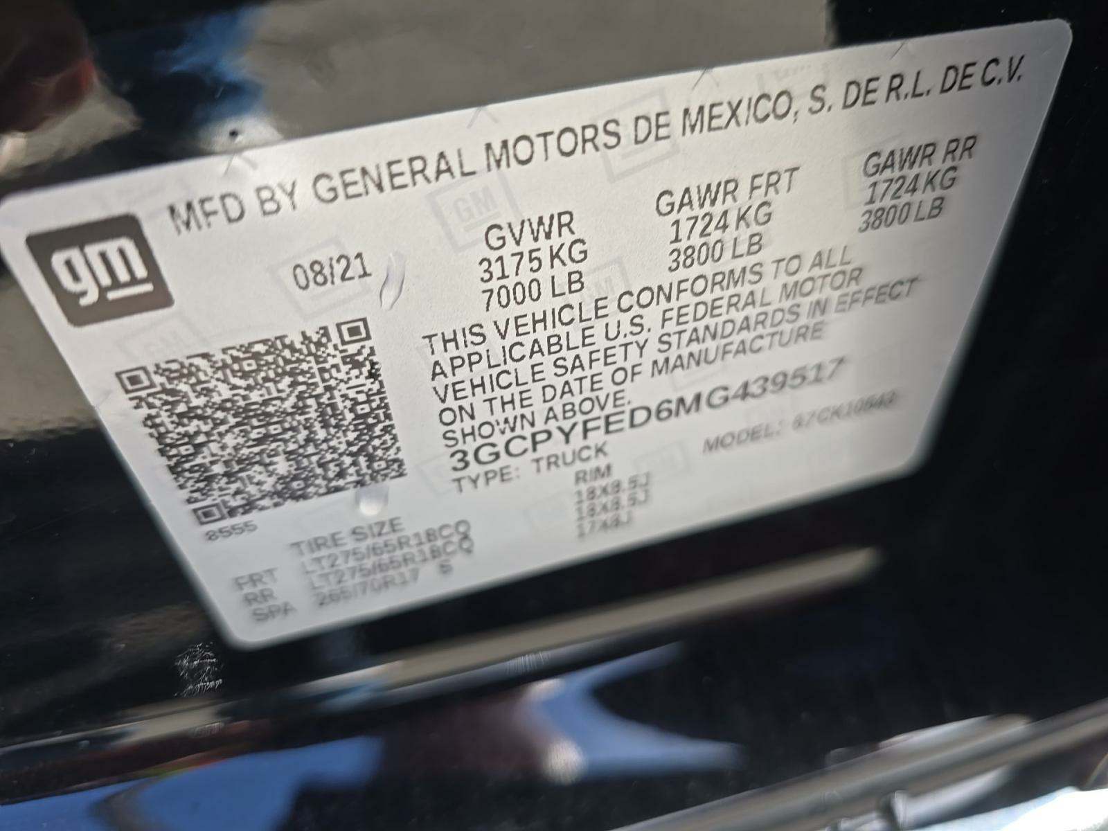 2021 Chevrolet Silverado 1500 LT Trail Boss AWD