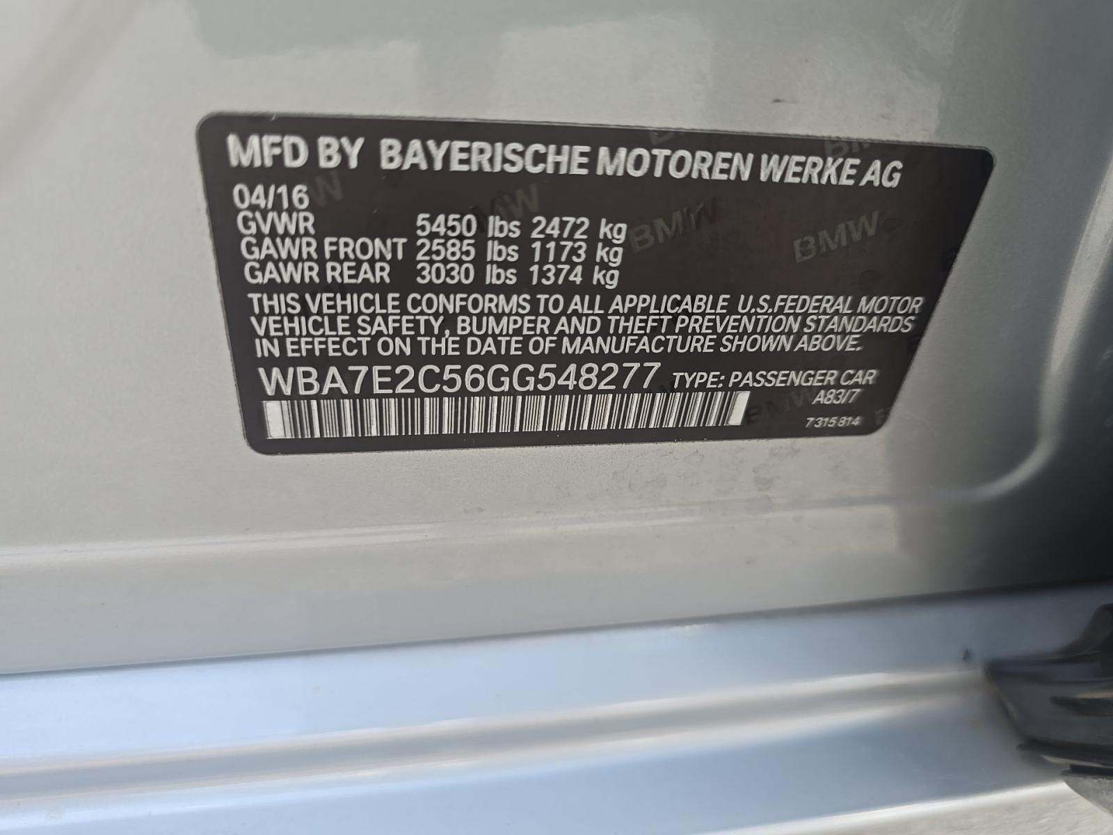 2016 BMW 7 Series 740i RWD