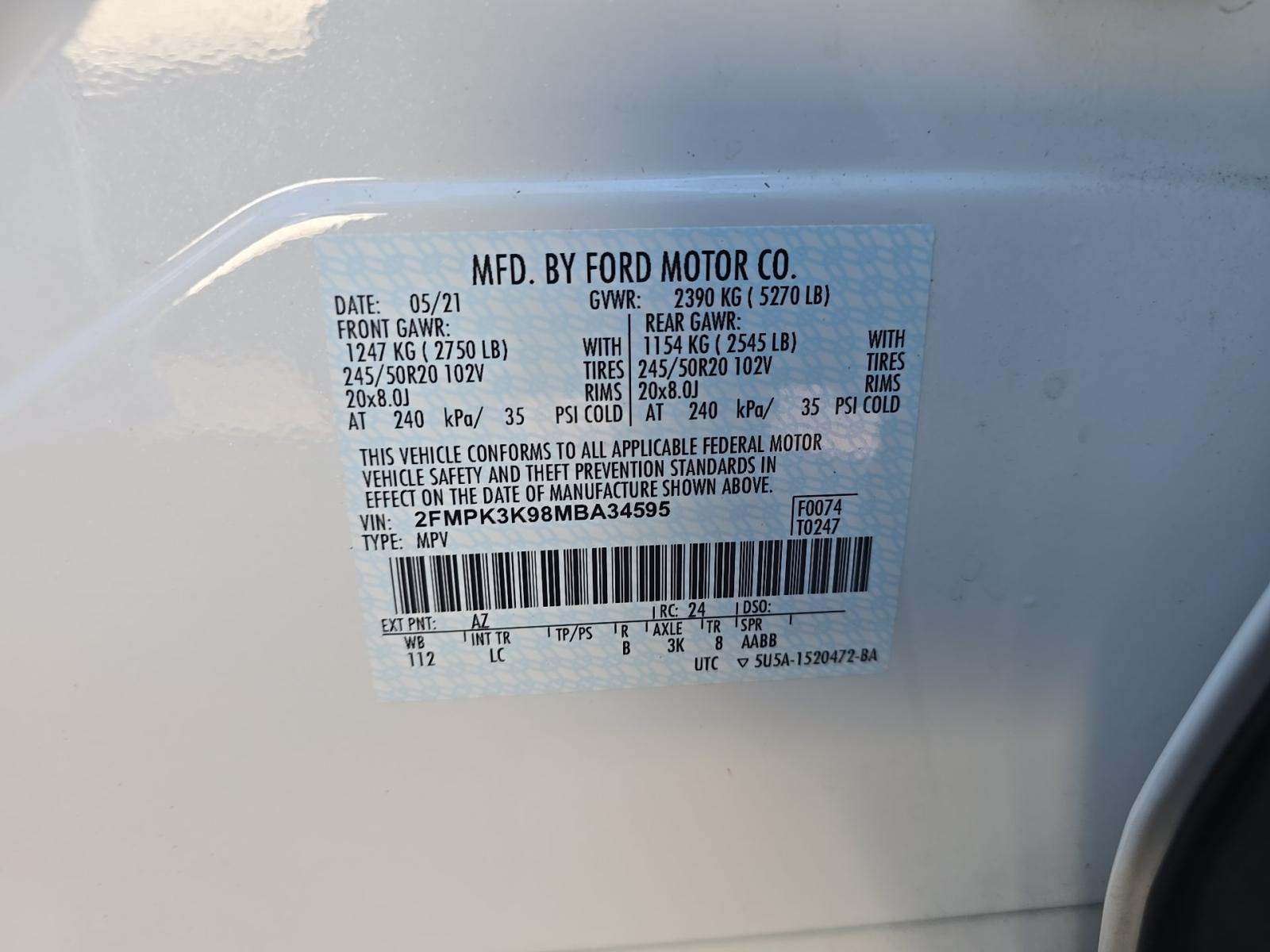 2021 Ford Edge Titanium FWD