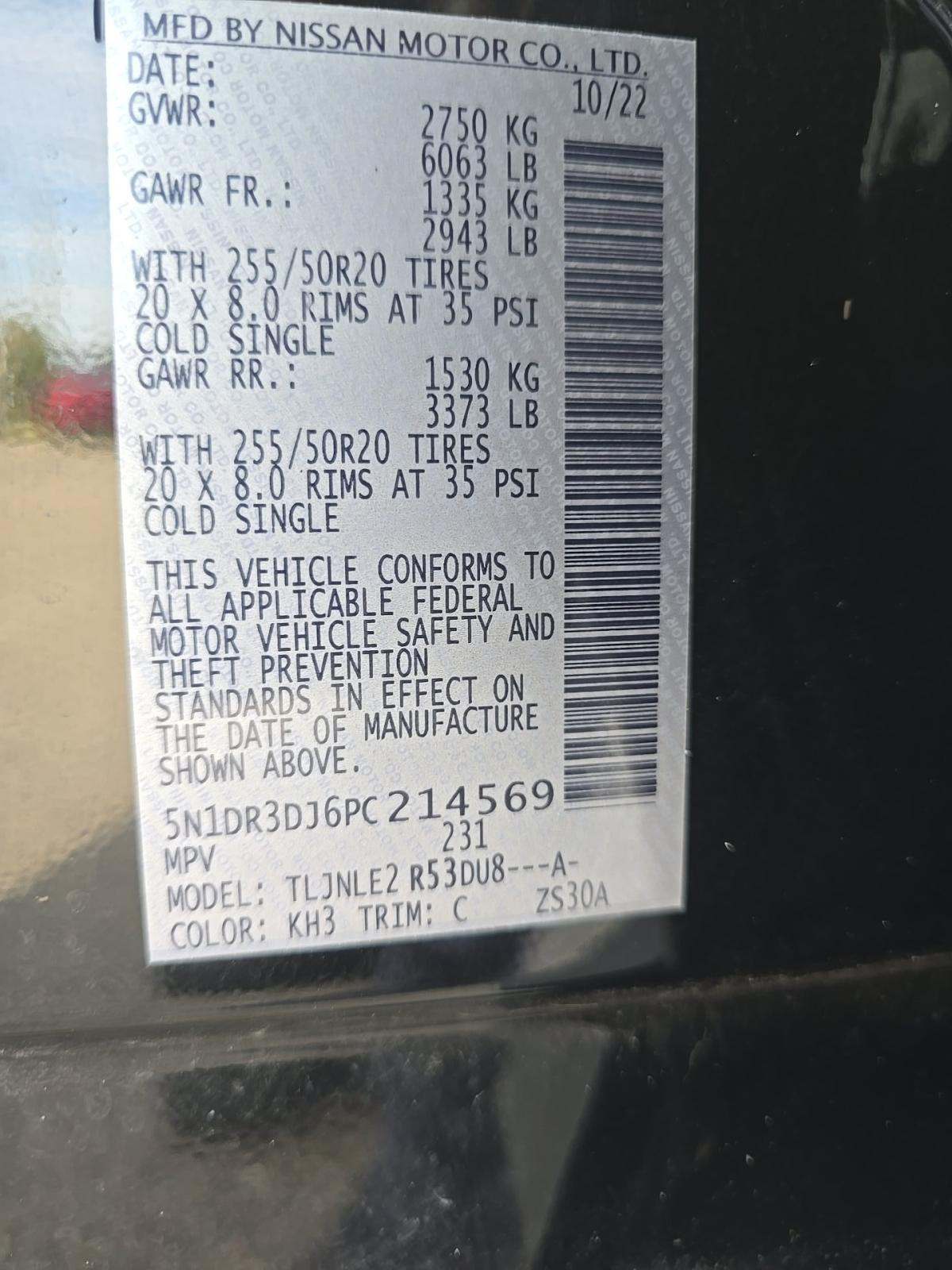 2023 Nissan Pathfinder Platinum AWD