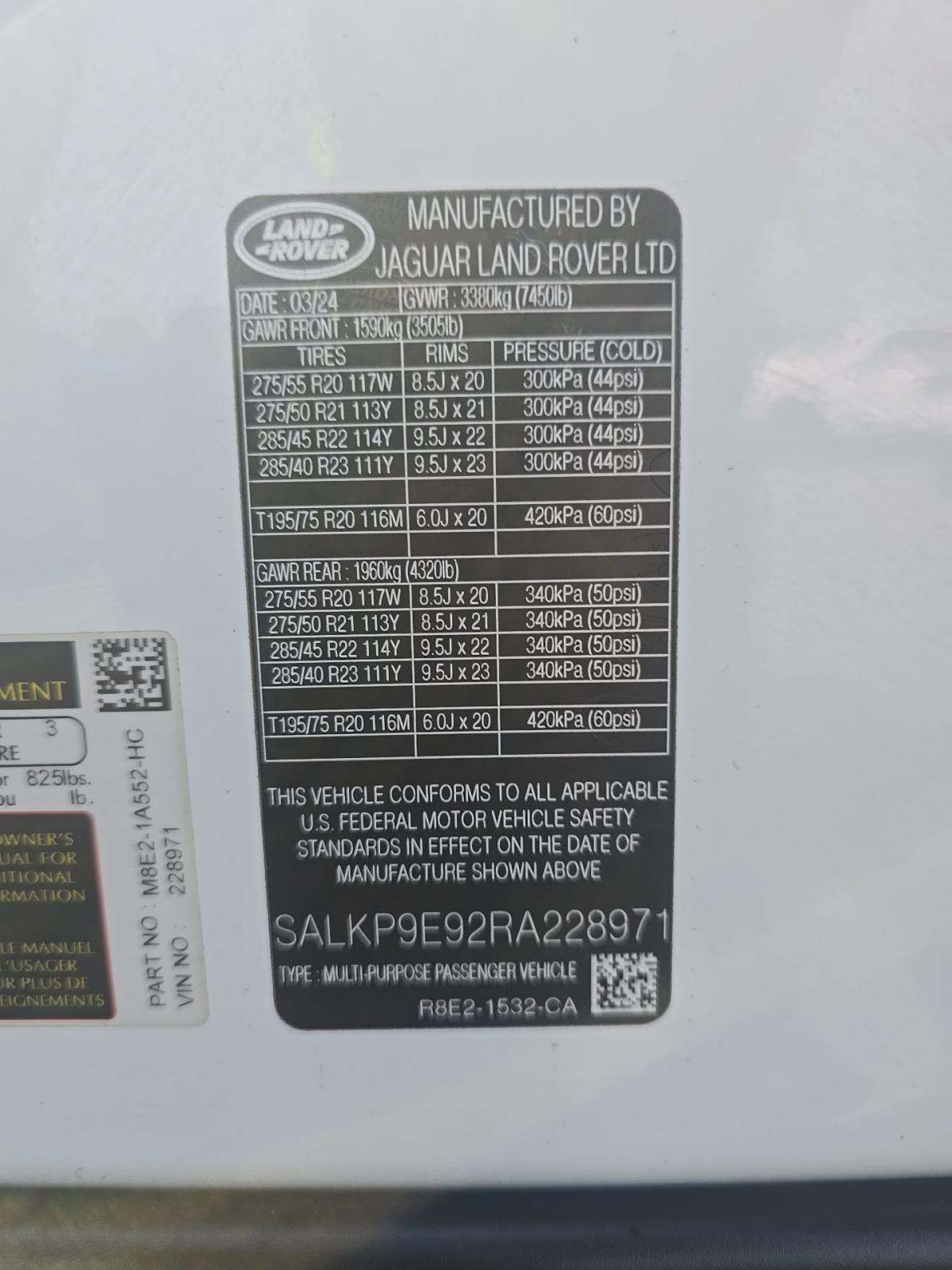 LAND ROVER RANGE ROVER - 1