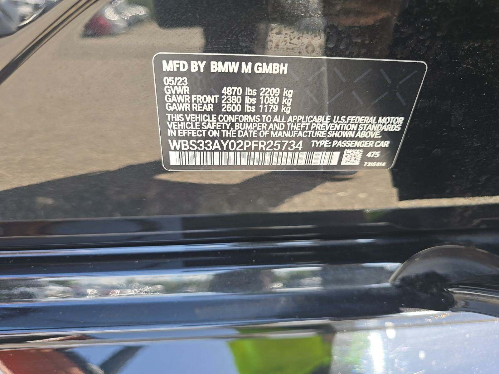 2023 BMW M3 Competition RWD