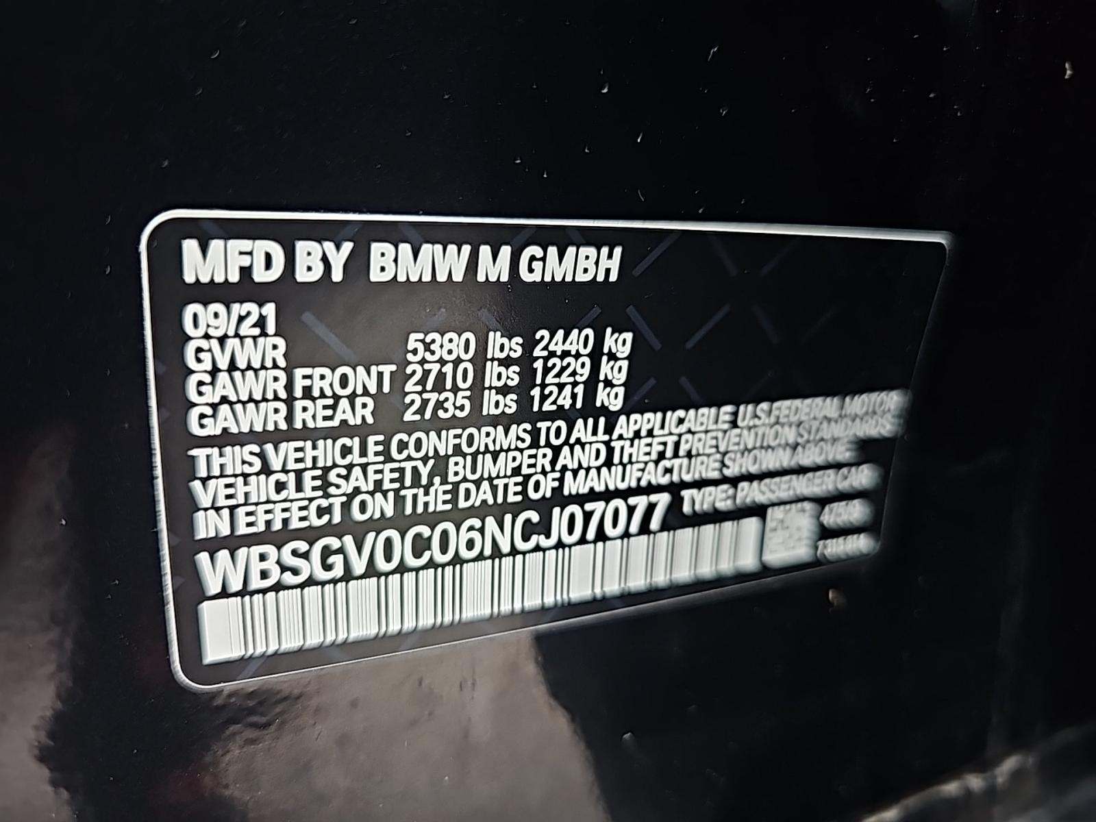 2022 BMW M8 Competition AWD