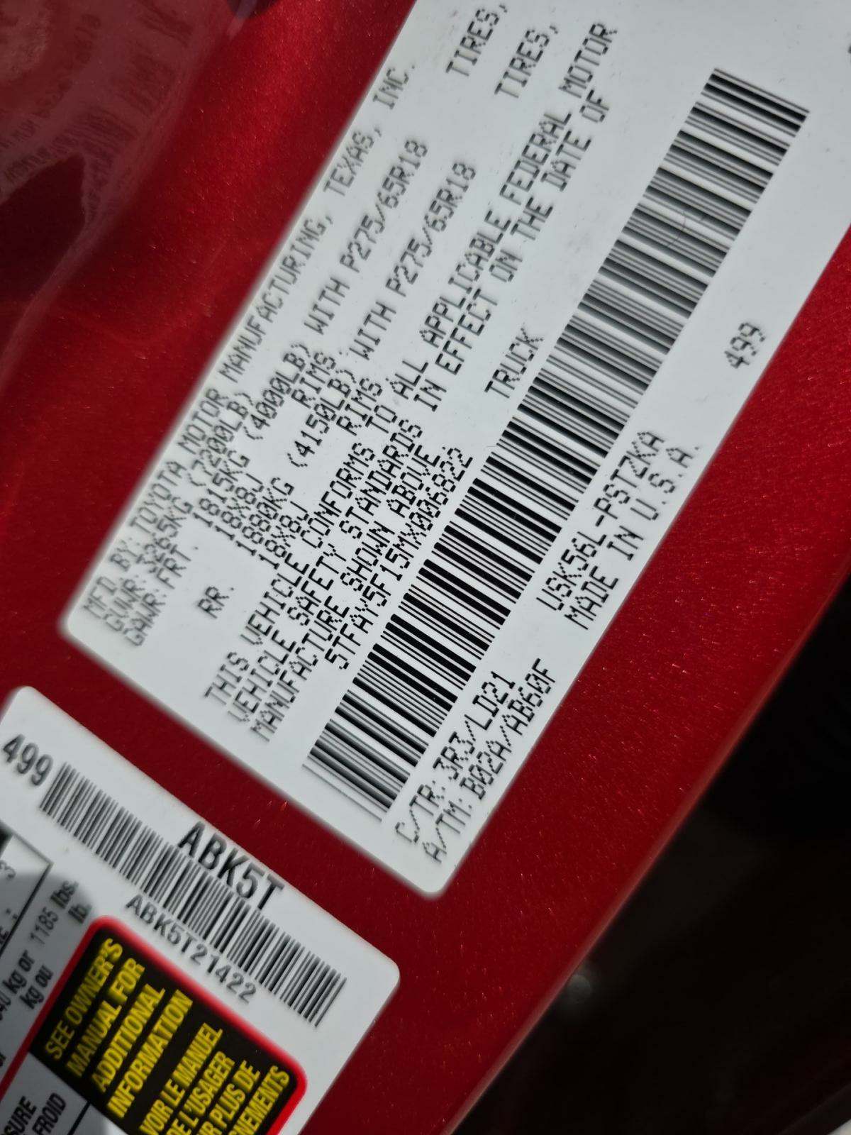 2021 Toyota Tundra 1794 Edition AWD