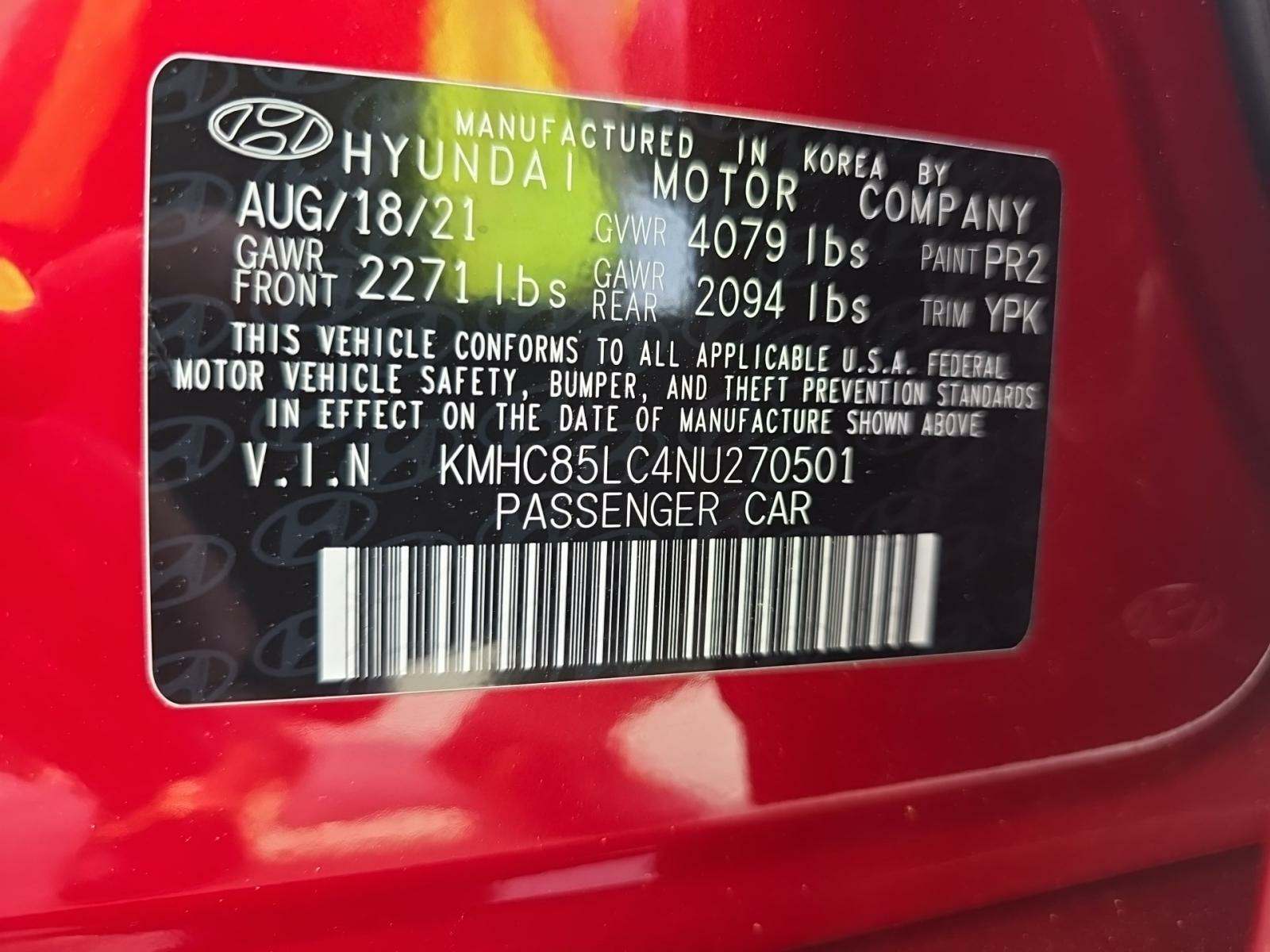 2022 Hyundai Ioniq Hybrid SEL FWD