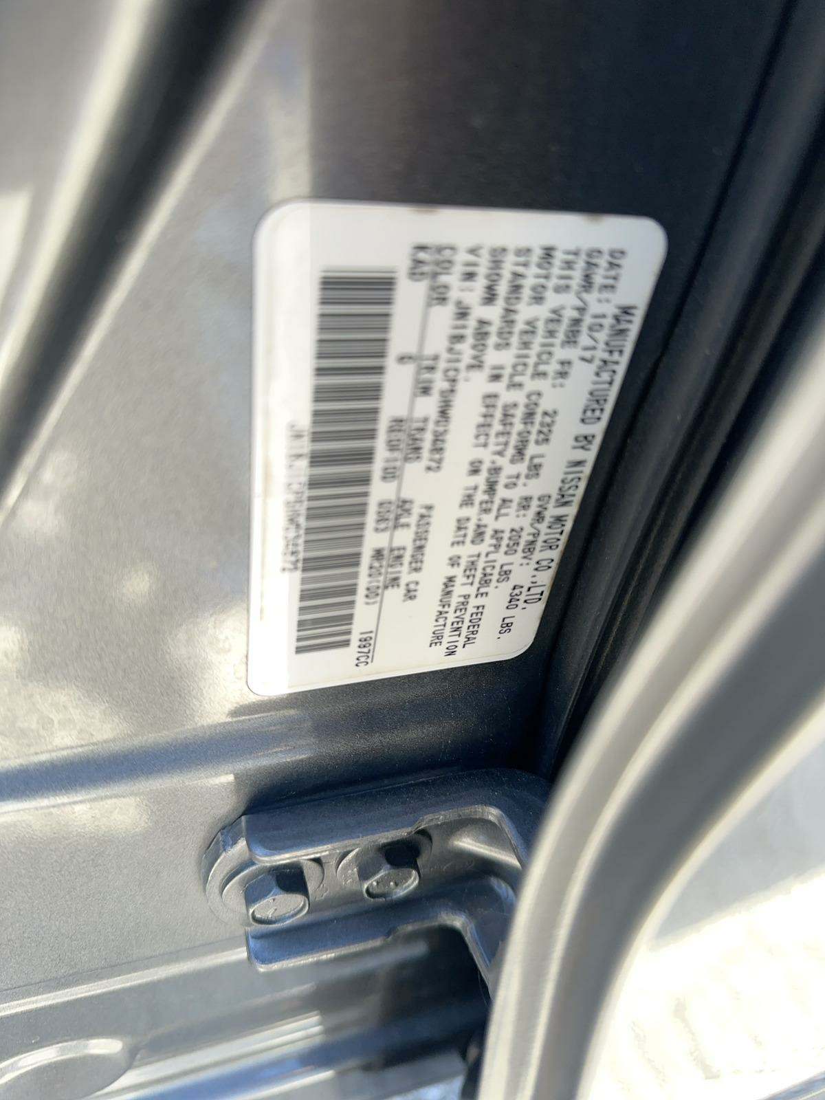 2017 Nissan Rogue Sport S FWD