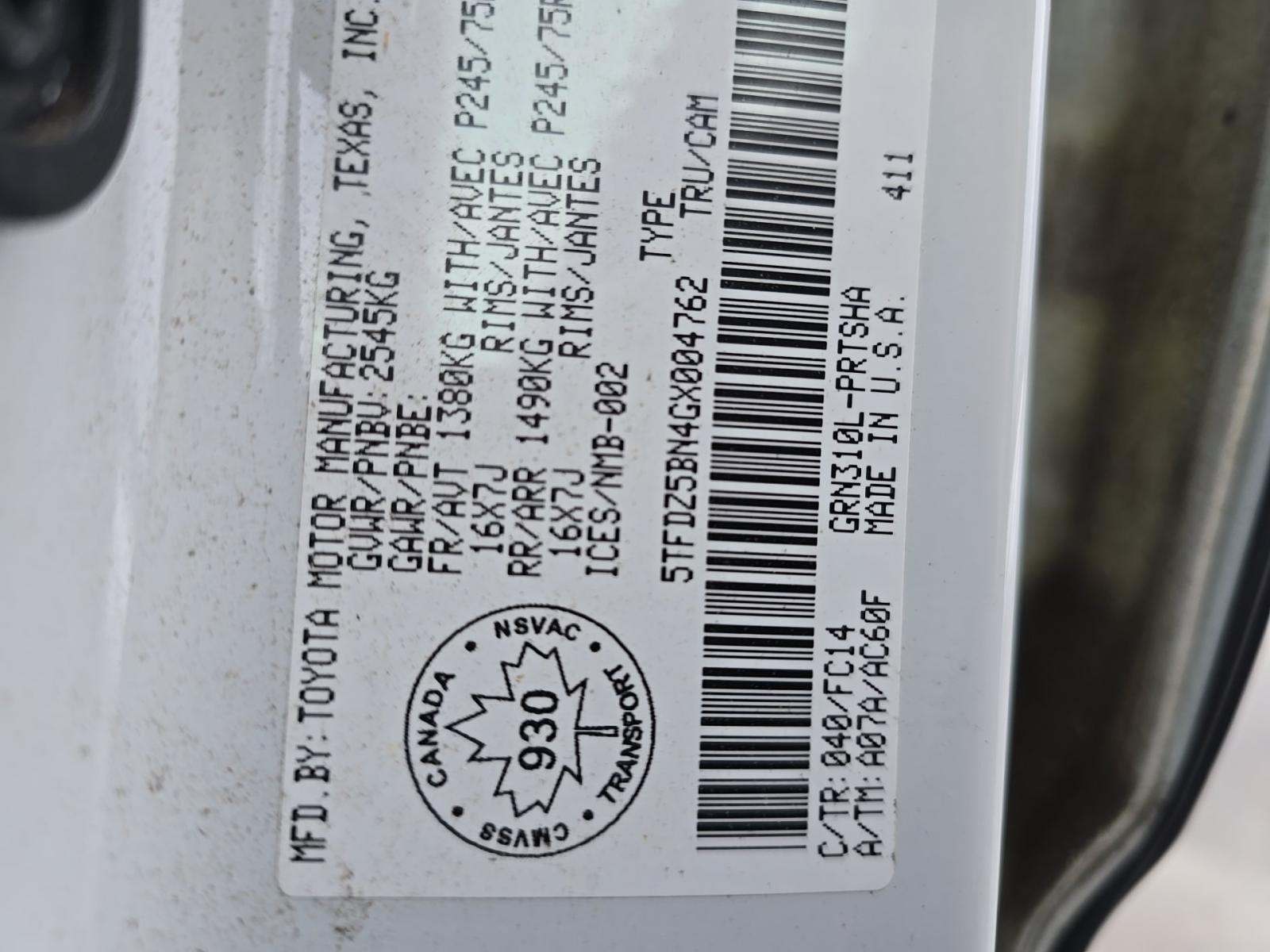 2016 Toyota Tacoma SR5 AWD