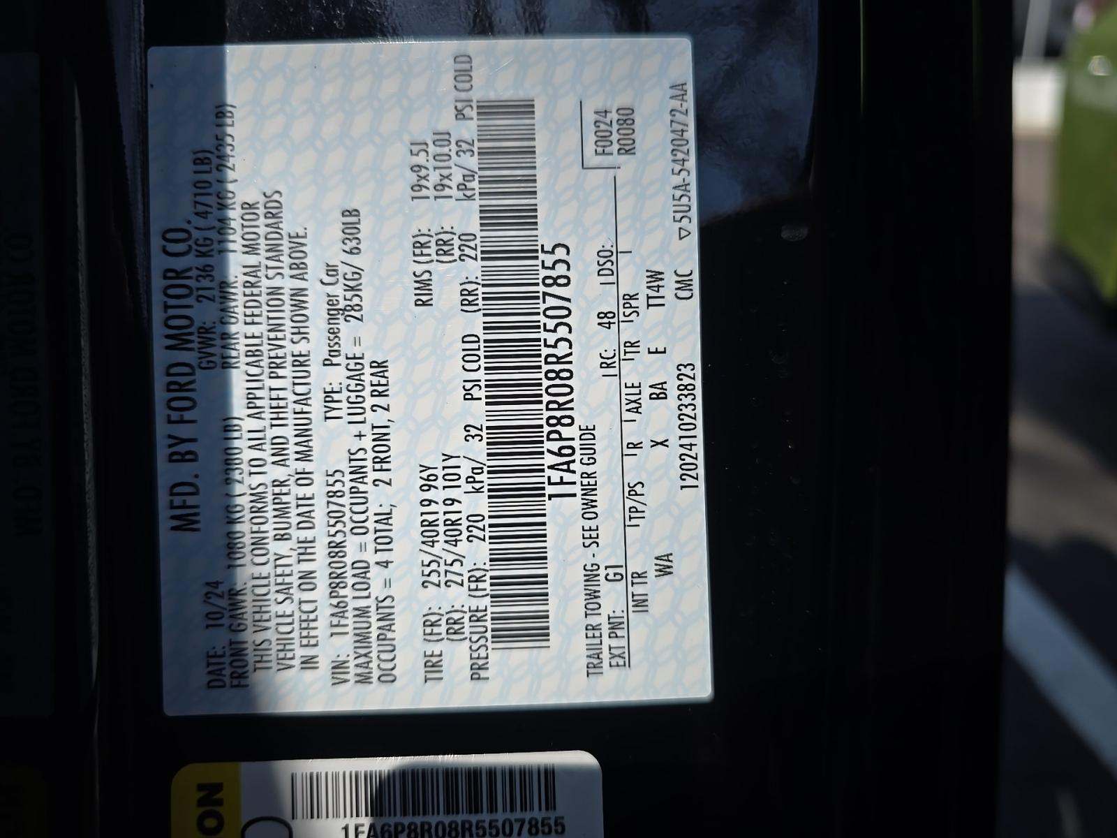 2024 Ford Mustang Dark Horse RWD