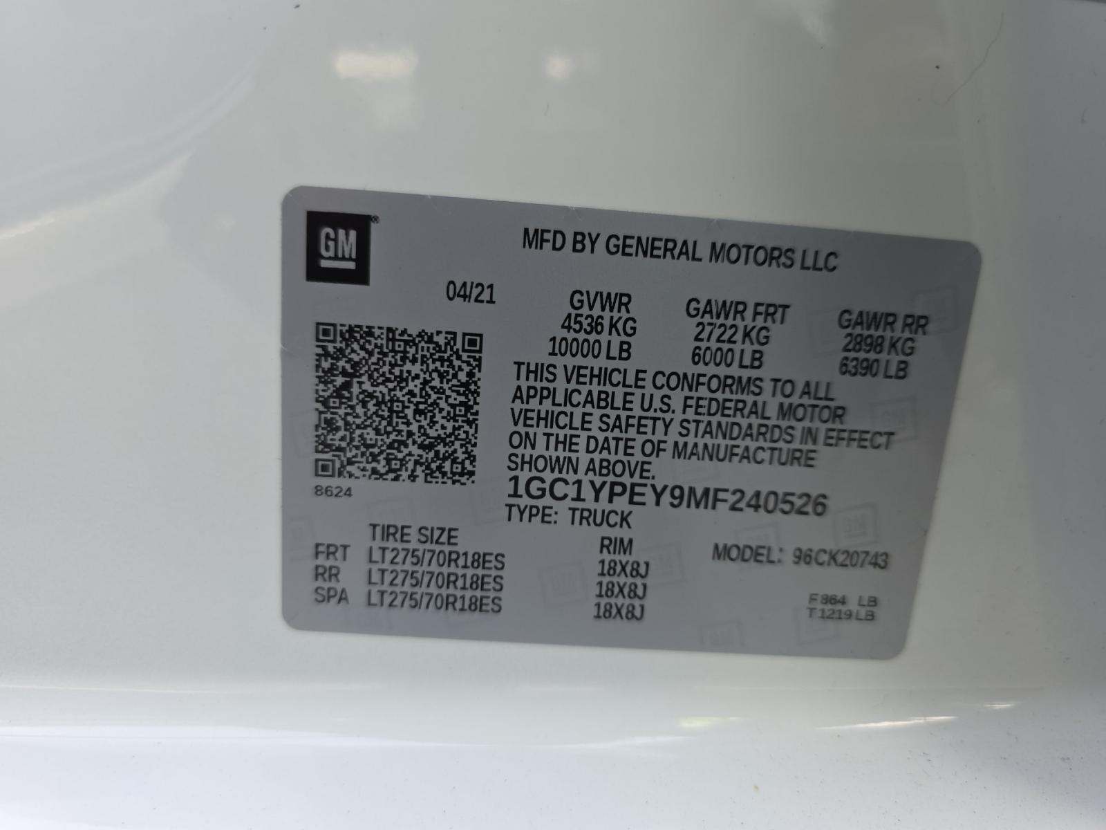 2021 Chevrolet Silverado 2500HD LTZ AWD