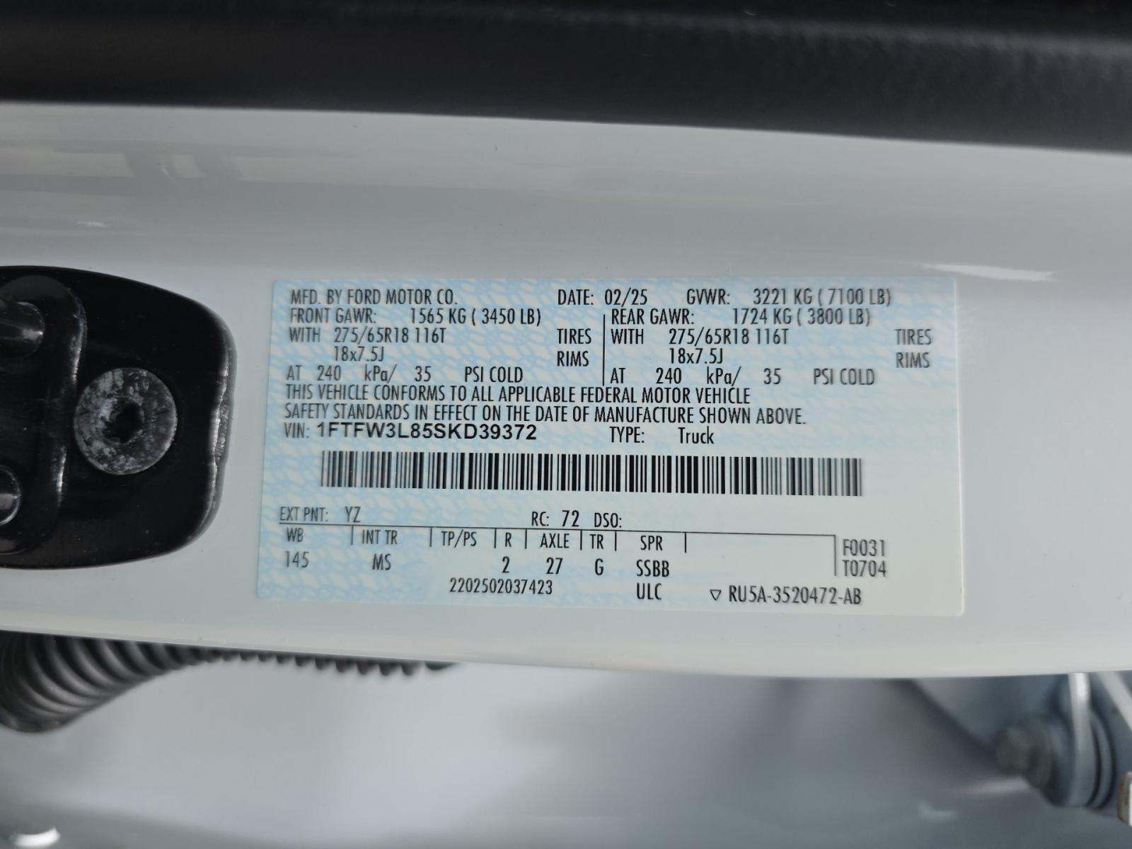 2025 Ford F-150 XLT AWD