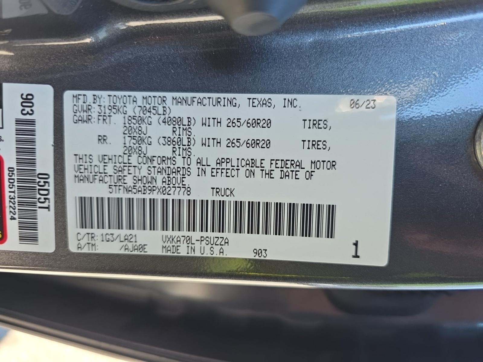 2023 Toyota Tundra Platinum RWD