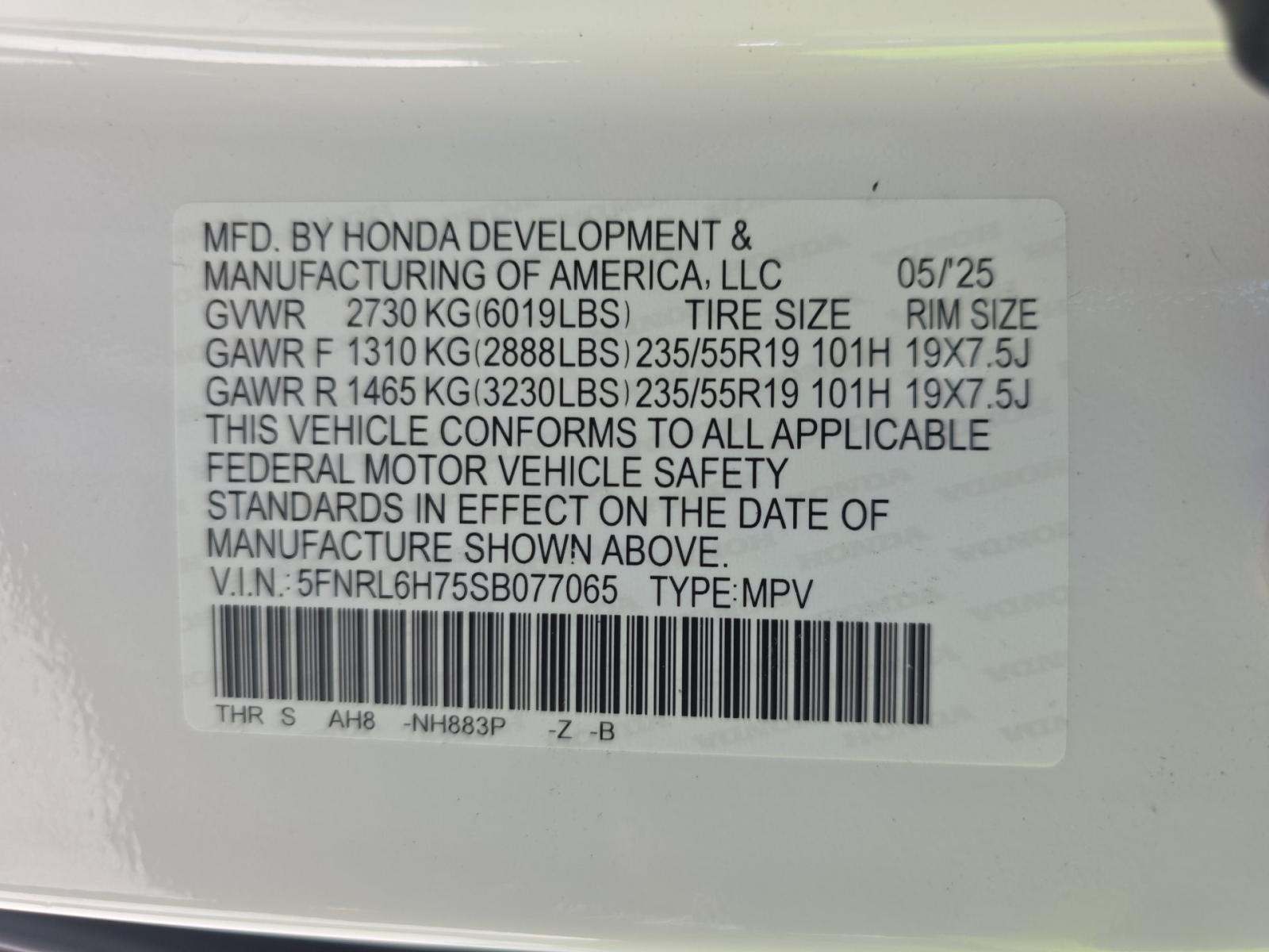 2025 Honda Odyssey Sport-L FWD